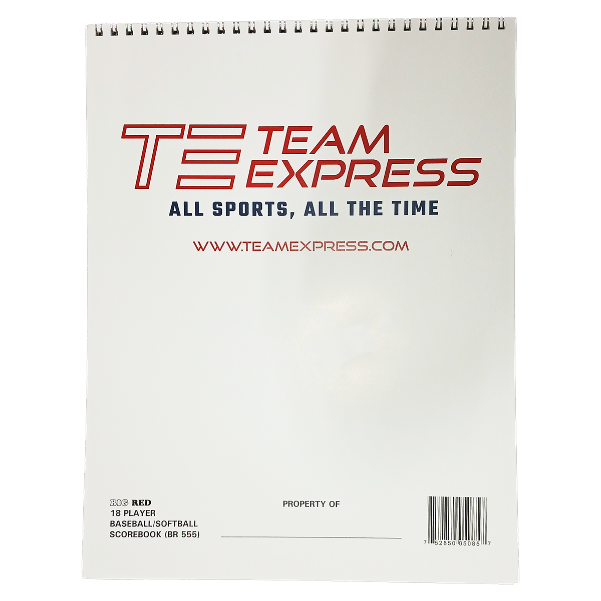 Team Express Custom 18 Player Baseball/Softball 25 Game Scorebooks