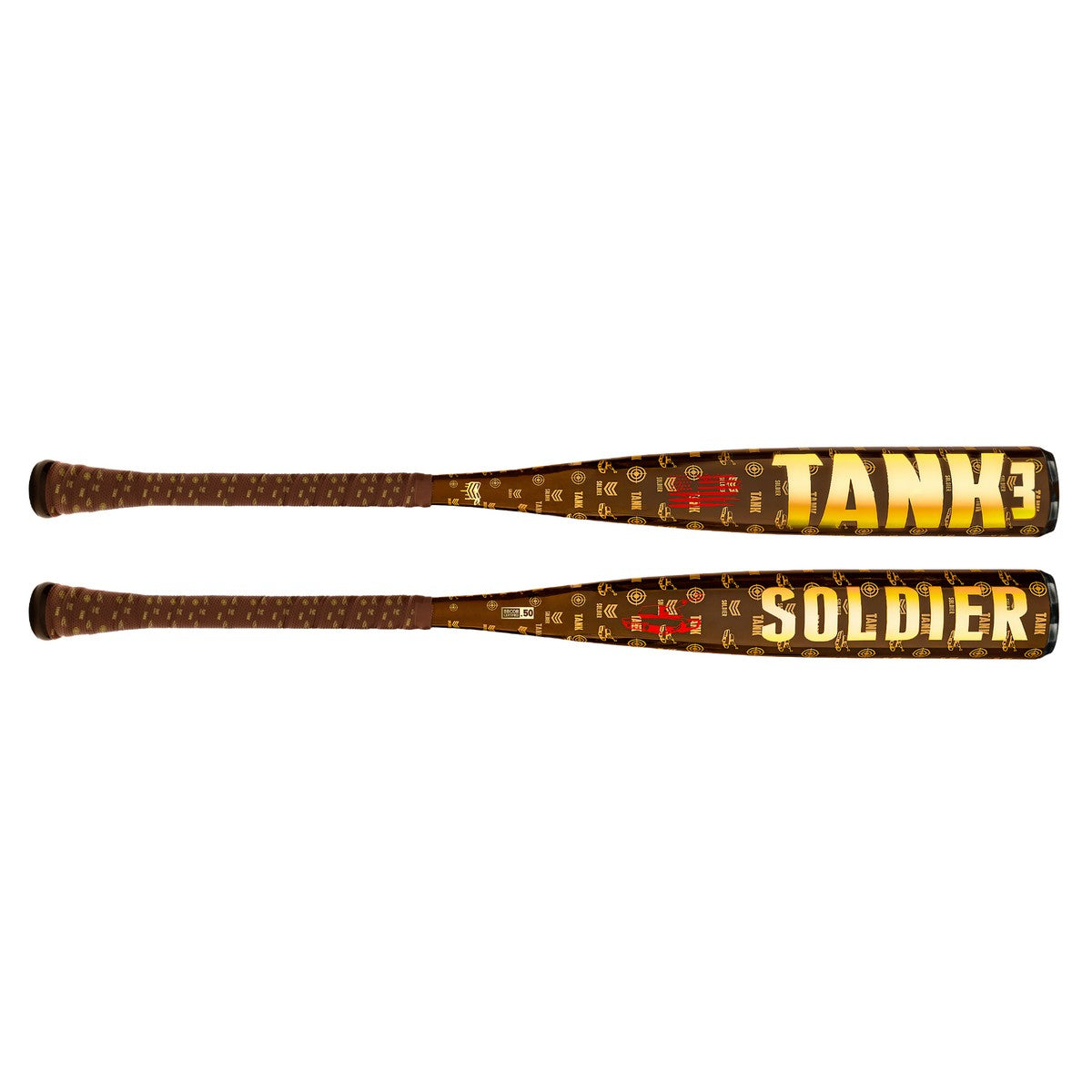 Soldier 2026 Tank 1-Piece -3 BBCOR Baseball Bat