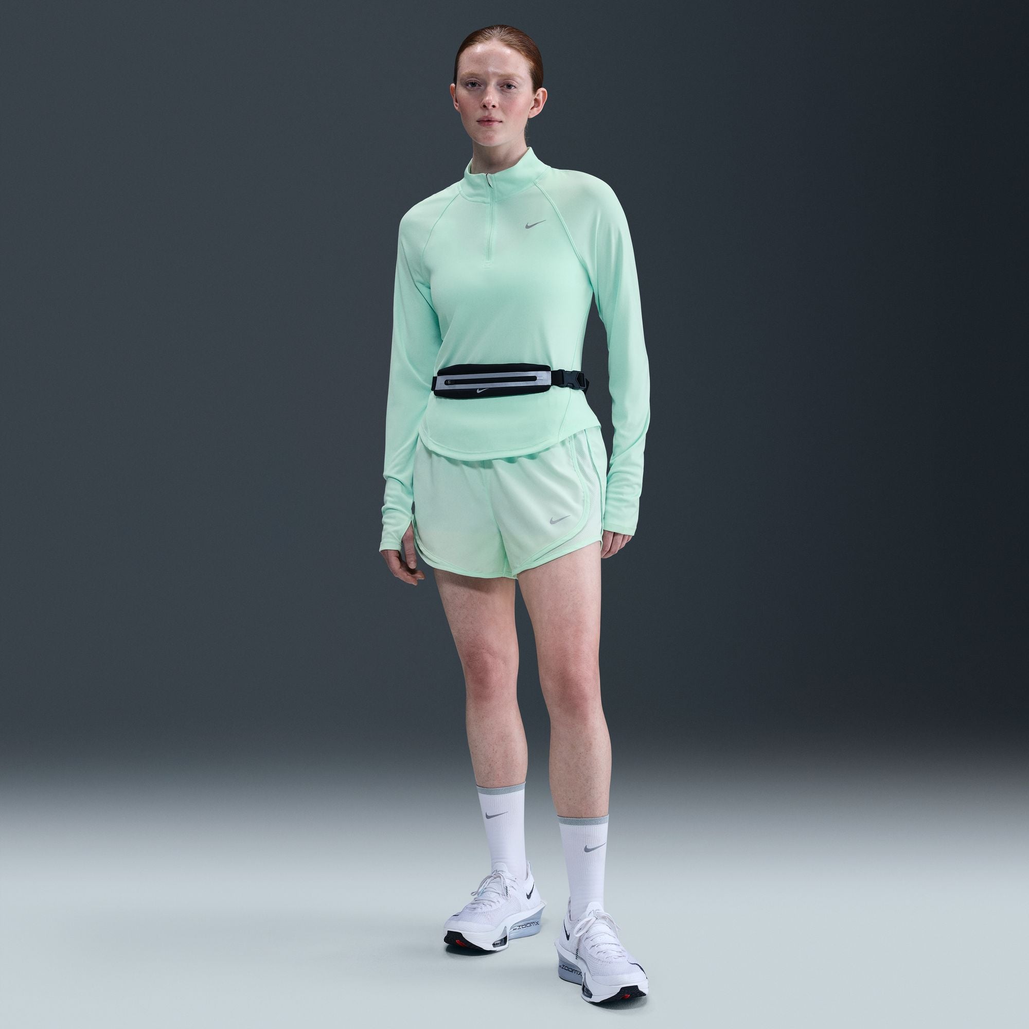 Nike Womens Dri-Fit Mid-Rise 3" Running Shorts