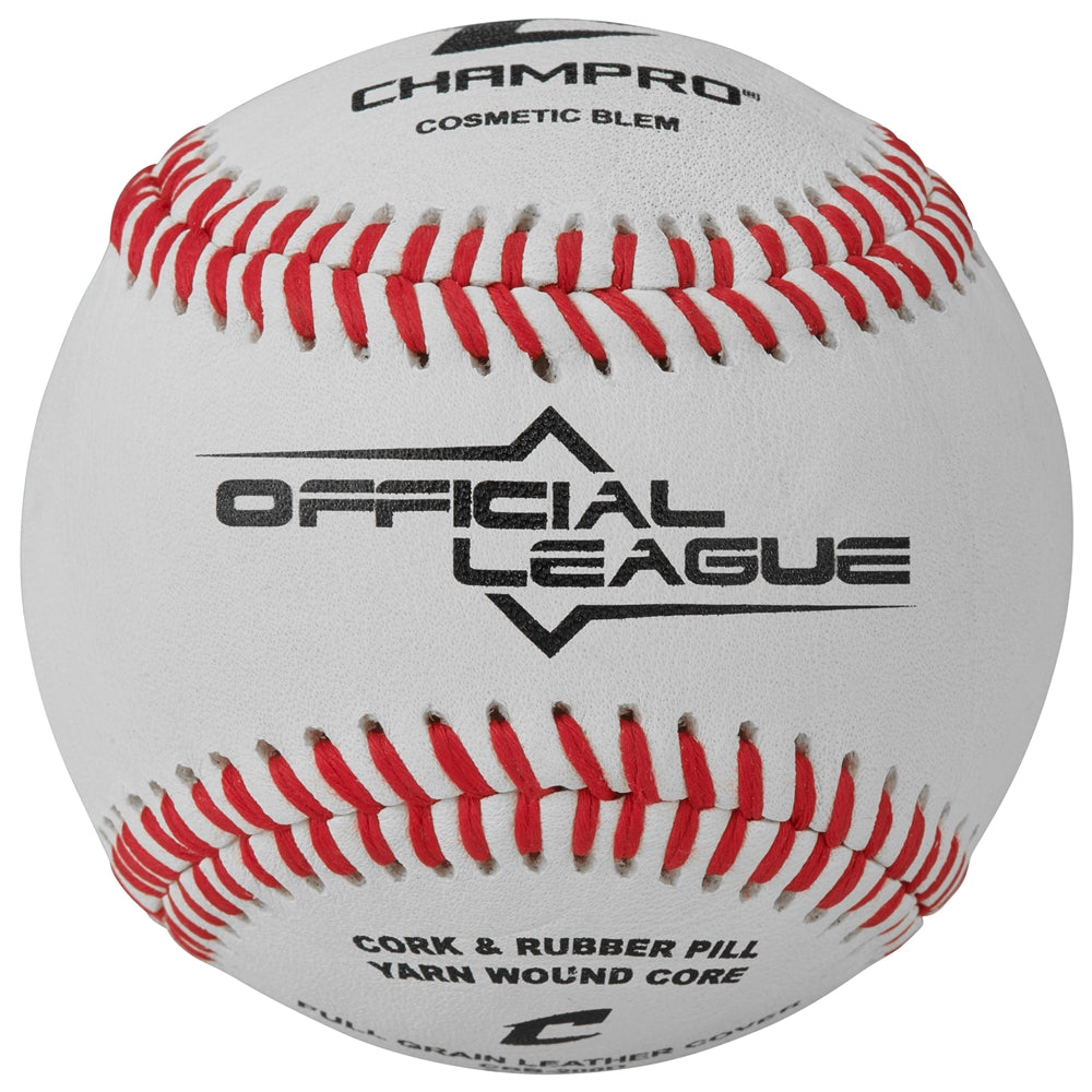 Champro Official League Leather Baseball Dz