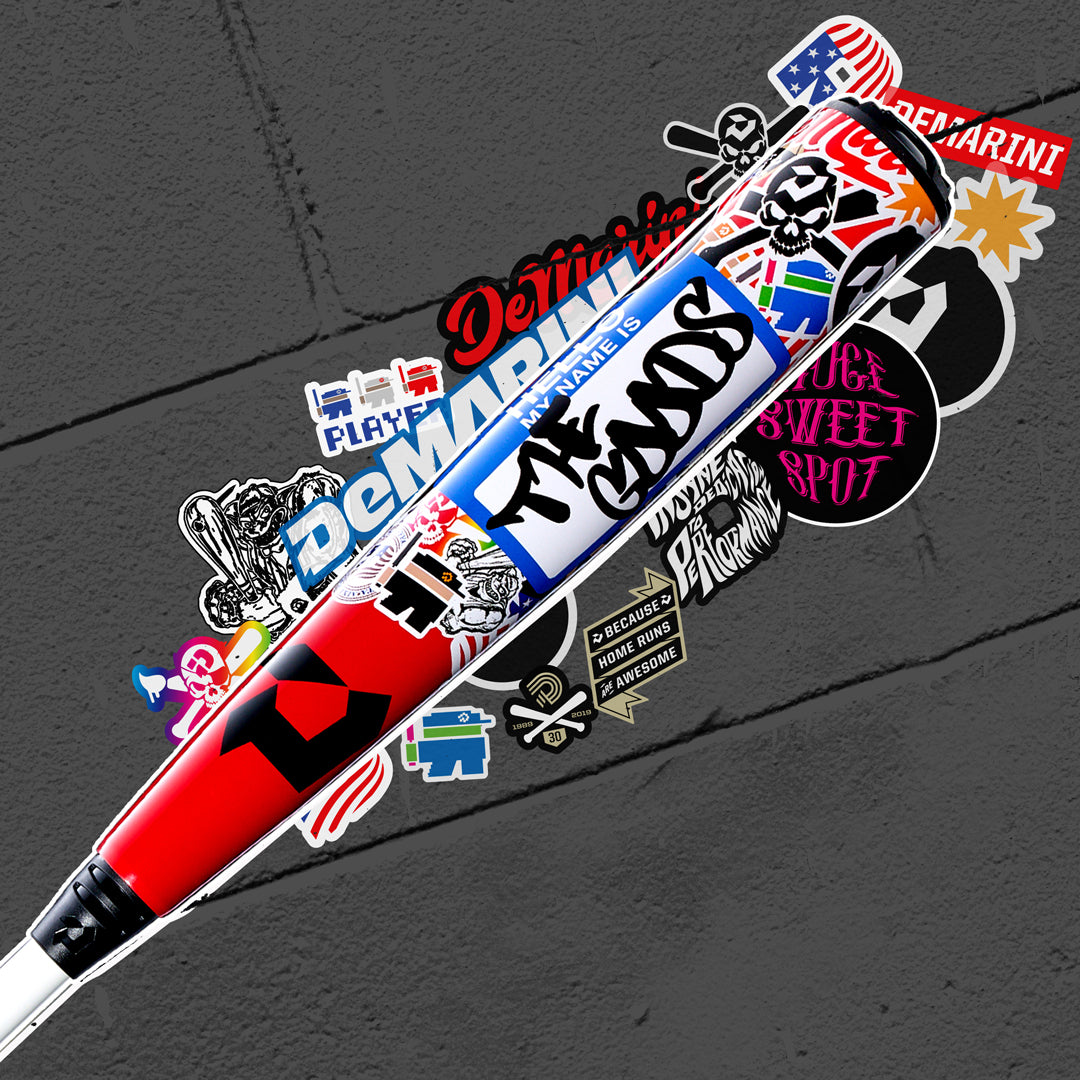DeMarini 2026 The Goods Limited Edition Sticker Bomb 2-Piece -3 BBCOR Baseball Bat