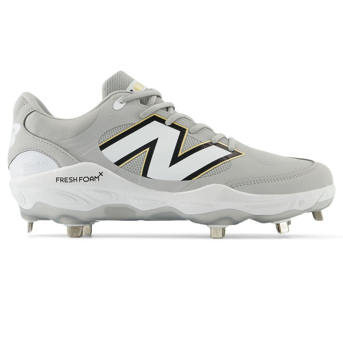 New Balance Mens Fresh Foam X 3000V7 Wide 2E Metal Baseball Cleats