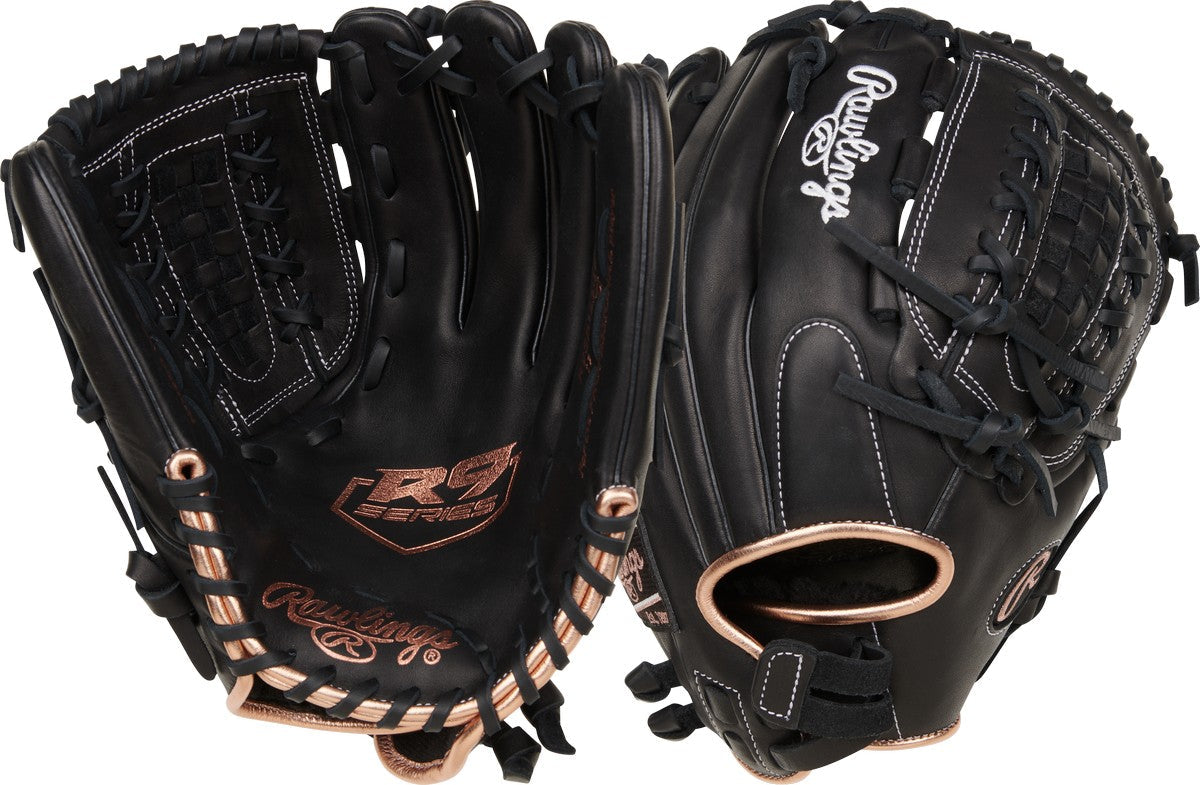 Rawlings R9 RR9SB125-18B 12.5" Fastpitch Softball Outfield Glove