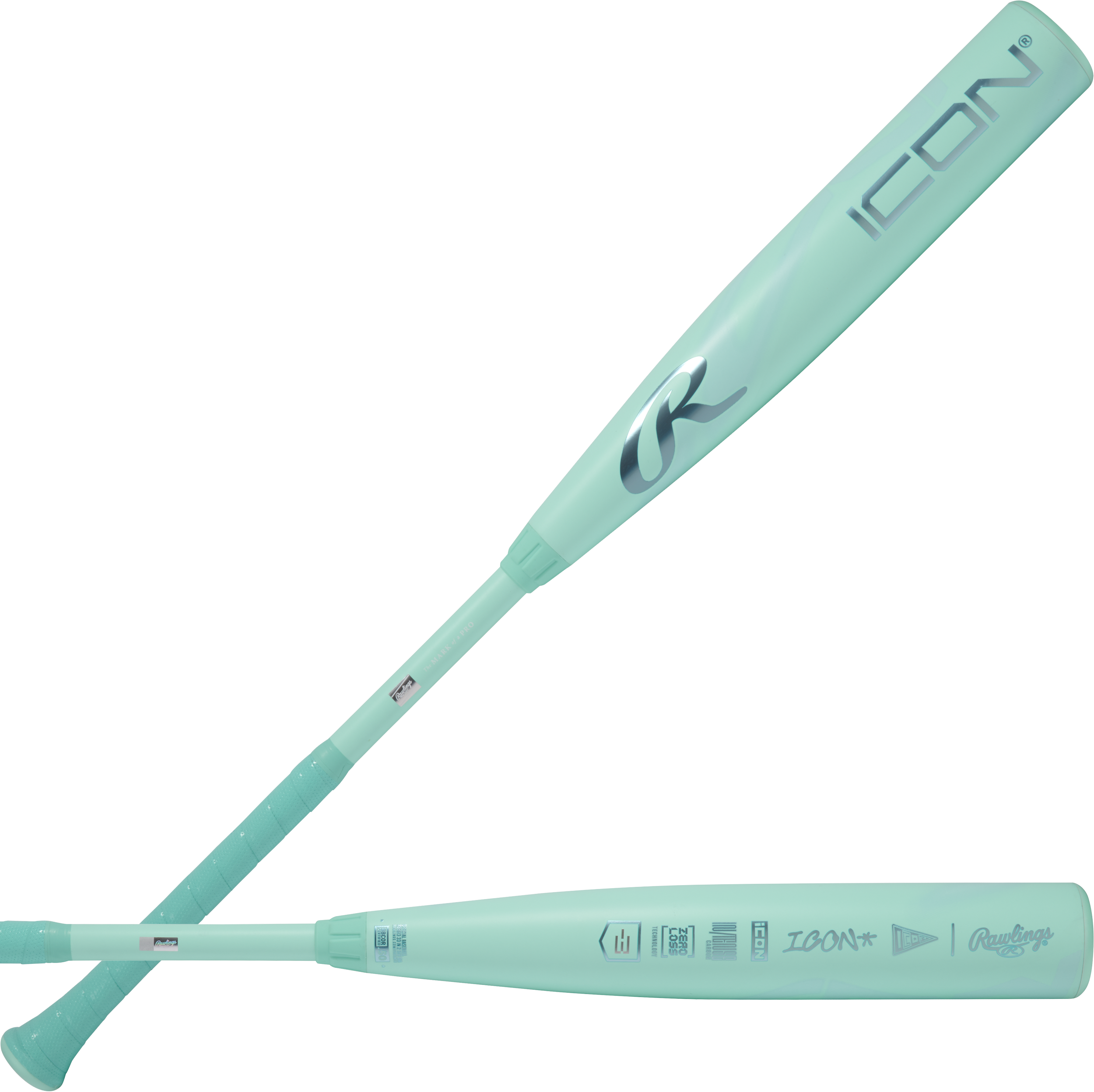 Rawlings 2026 Icon 2-Piece Composite -3 BBCOR 2-5/8" Barrel Baseball Bat