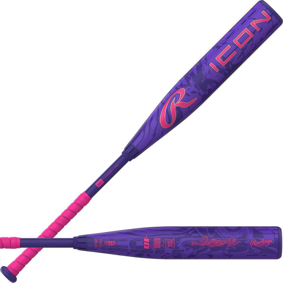 Rawlings 2027 Icon 2-Piece Composite -8 USSSA Baseball Bat