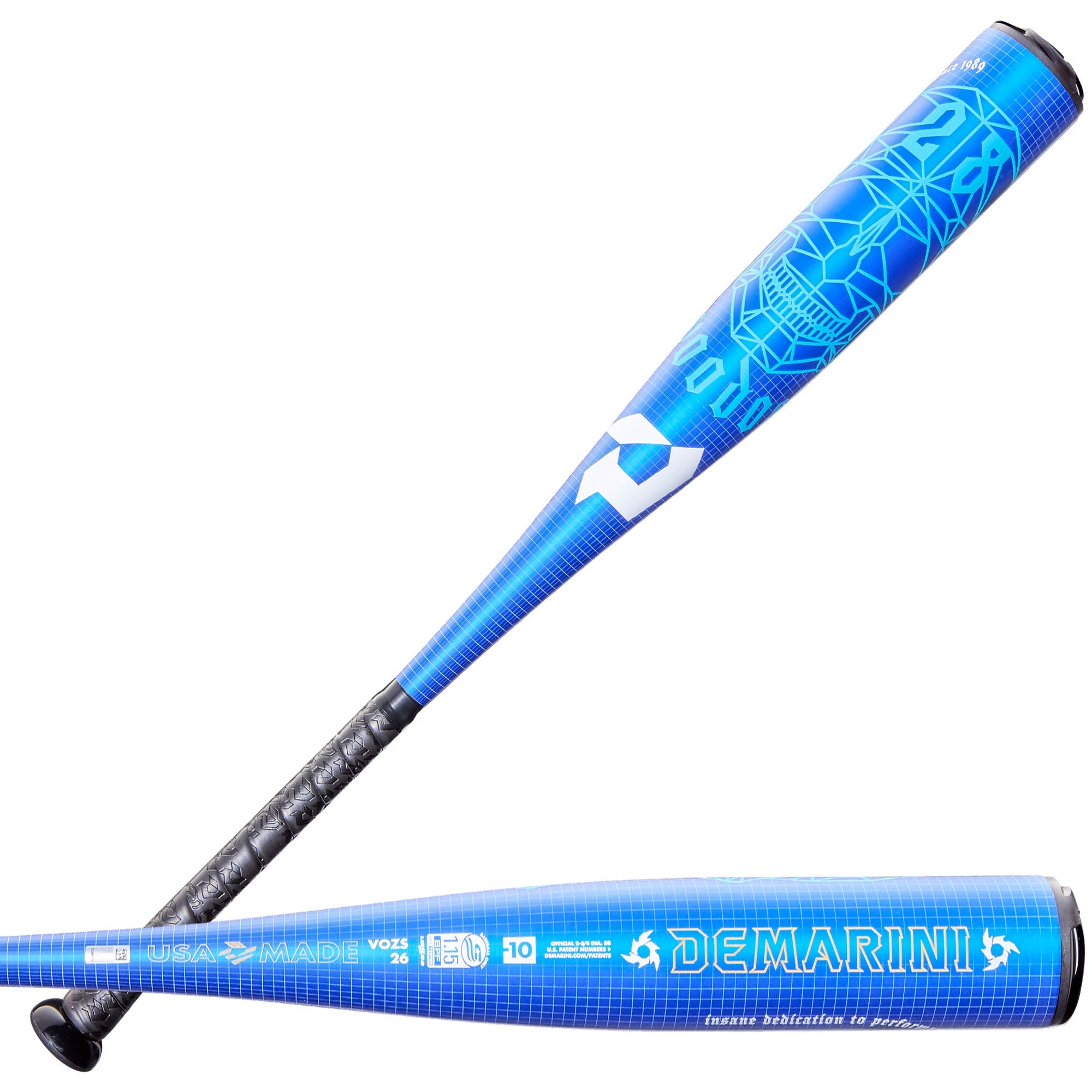 DeMarini 2026 Voodoo One 1-Piece Alloy 2-3/4" Barrel -10 USSSA Baseball Bat