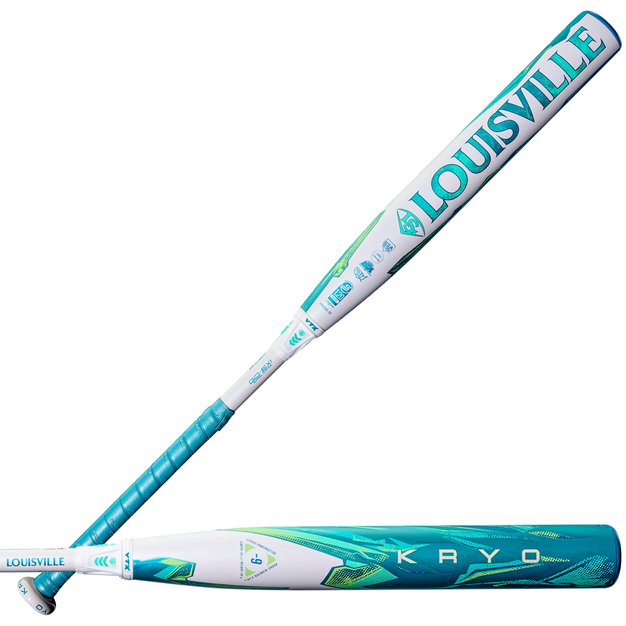 Louisville Slugger 2026 Kryo -9 2-Piece 2-1/4" Barrel Fastpitch Softball Bat