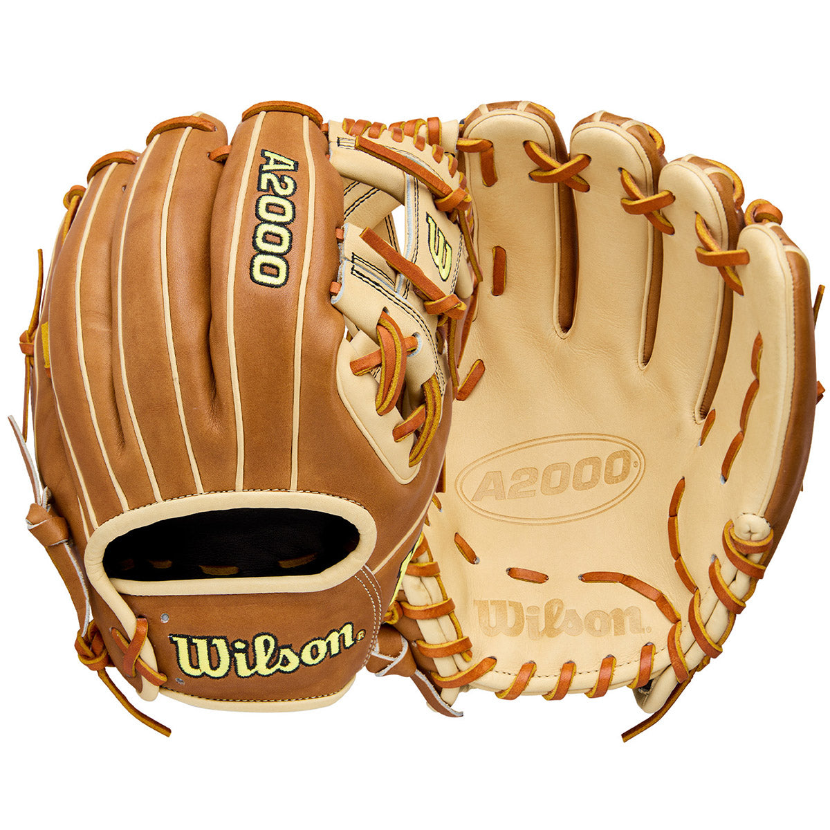 Wilson A2000 Classic 1786 Black/Blonde Model 11.5" Baseball Infield Glove