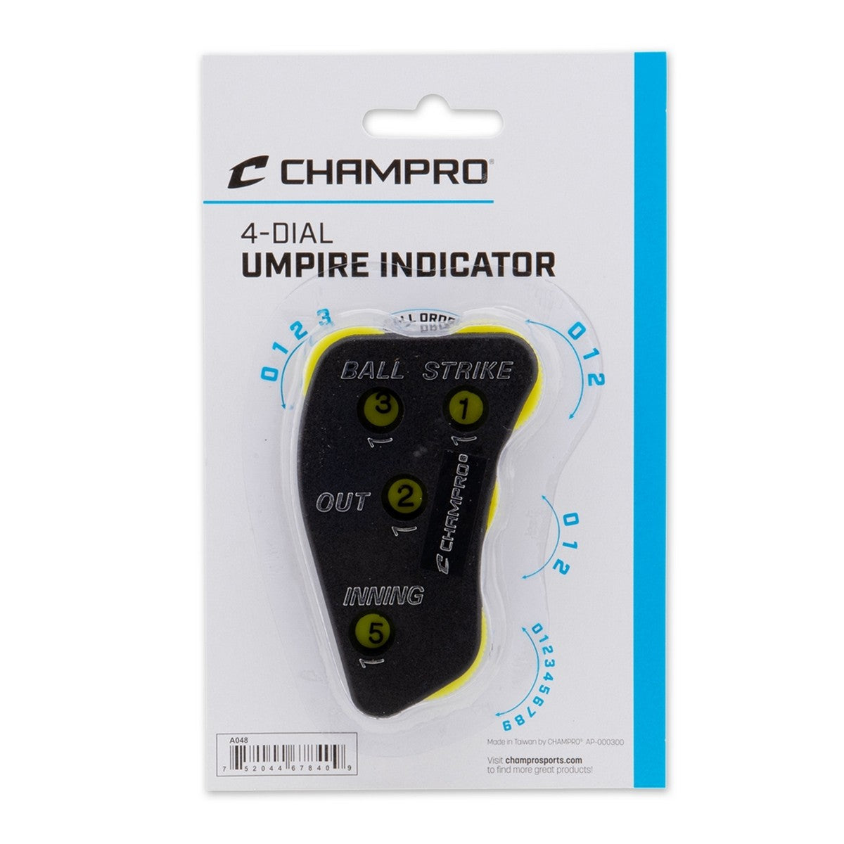 Champro Retail 4-Dial Count Indicator with New Dial Configuration(12 Pack)
