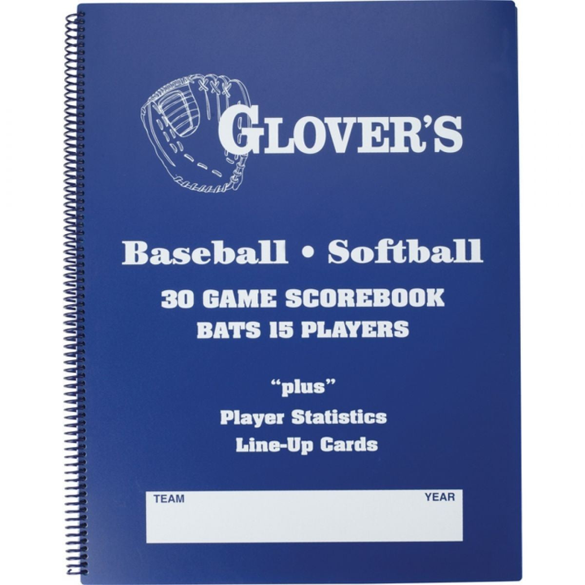 Glovers 9 To 15 Player Scorebook Blue Cover