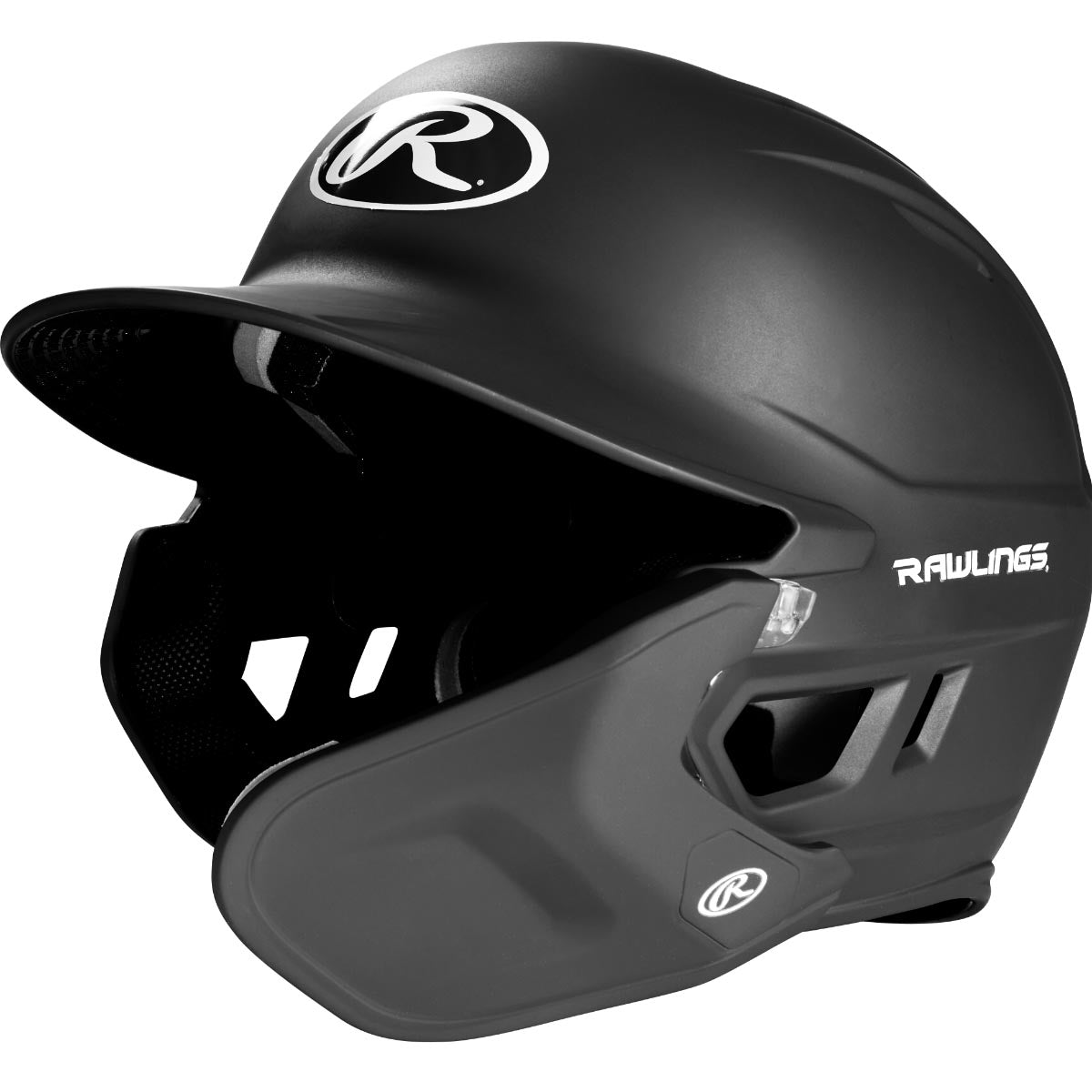 Rawlings Junior One Tone MACH Adjust Left Hand Batter Helmet with Adjustable Faceguard One