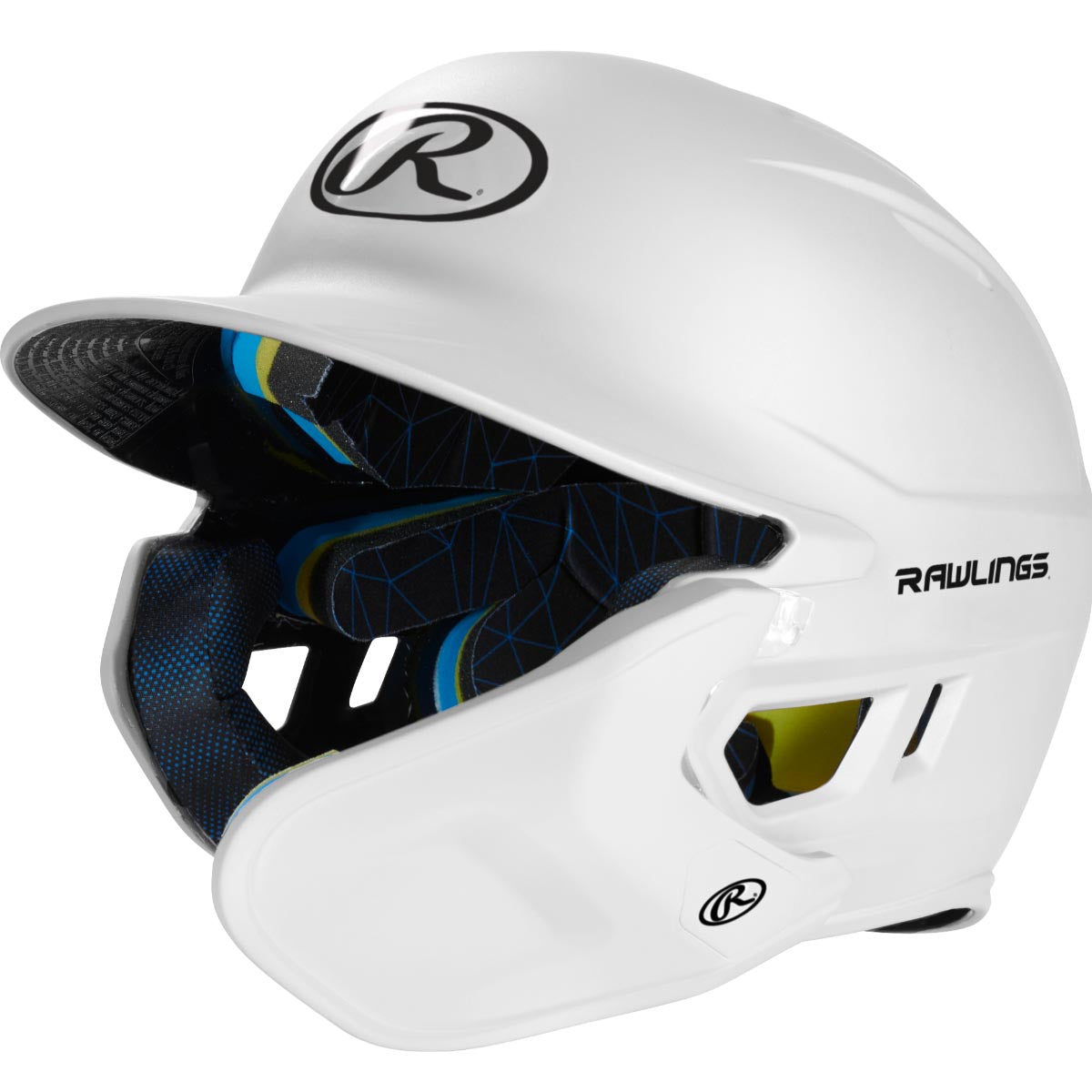 Rawlings Junior One Tone MACH Adjust Right Hand Batter Helmet with Adjustable Faceguard One