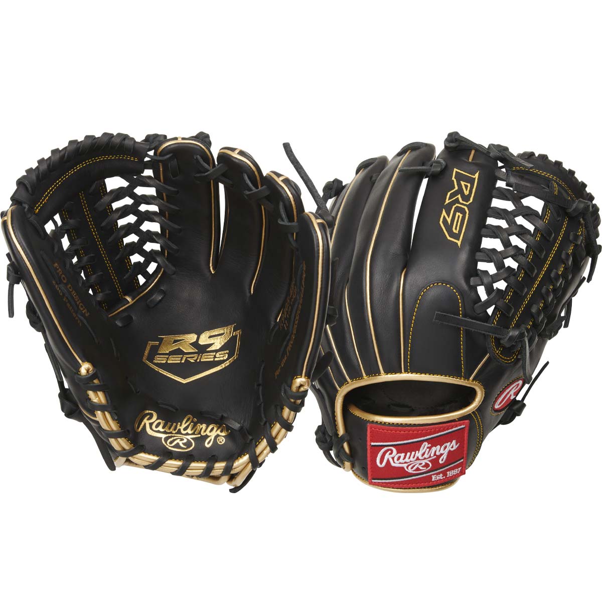 Rawlings R9  Baseball Glove  Mod Trap Web  11.75"