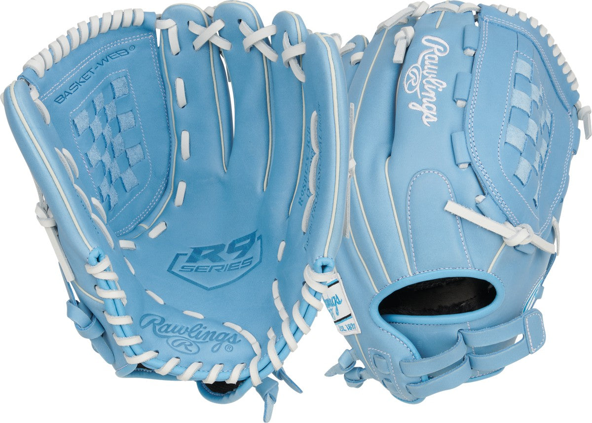 Rawlings R9 RR9SB125-3CB 12.5" Fastpitch Softball Outfield Glove