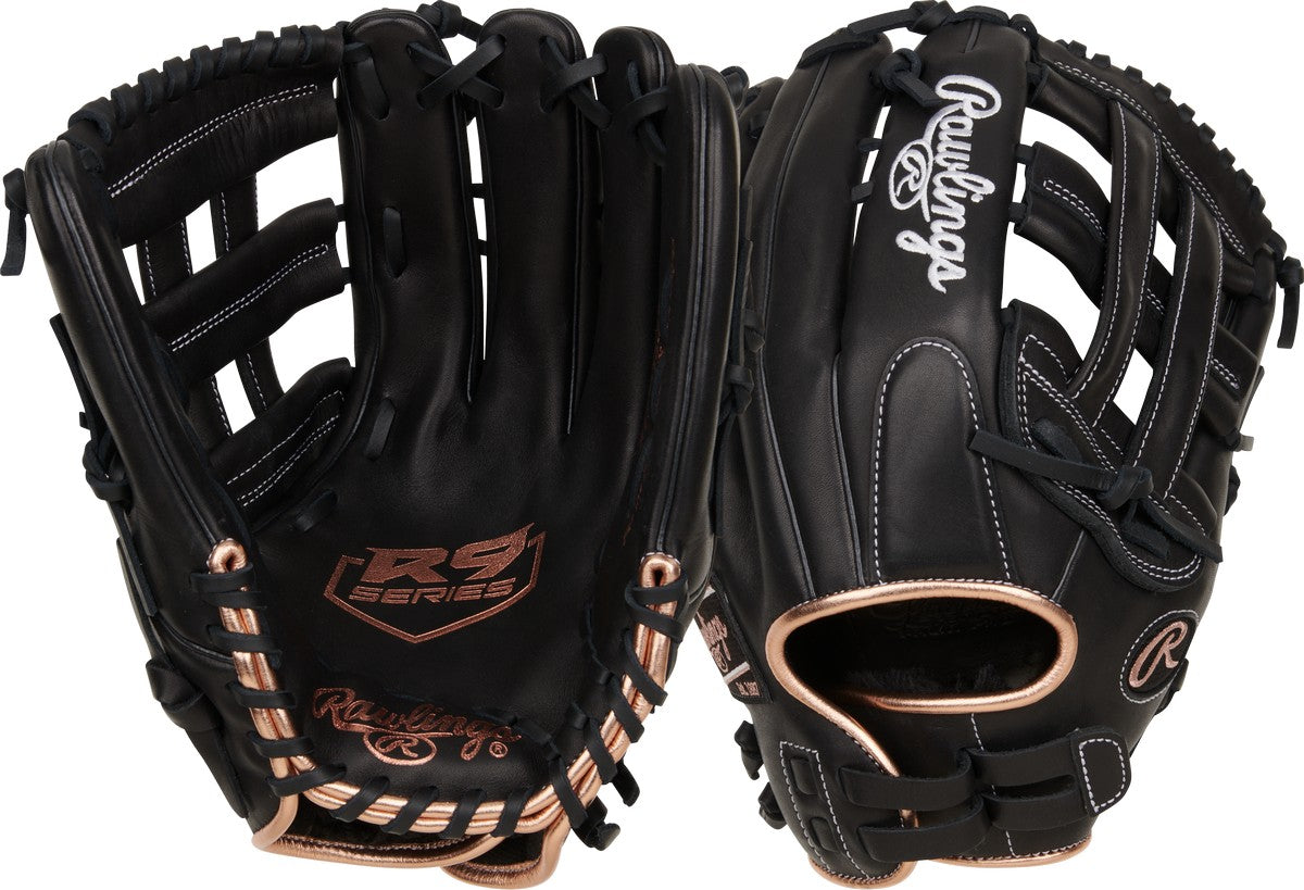 Rawlings R9 RR9SB130-6B 13" Fastpitch Softball Outfield Glove