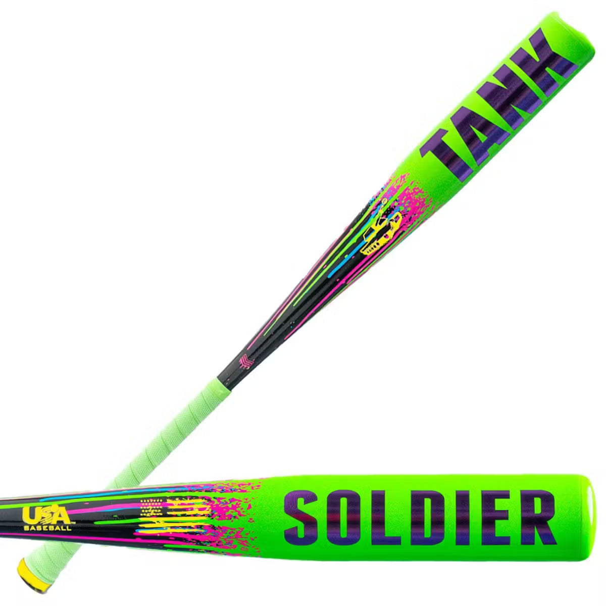 Soldier 2026 Tank Drip Collection 1-Piece -10 USA Hybrid Baseball Bat