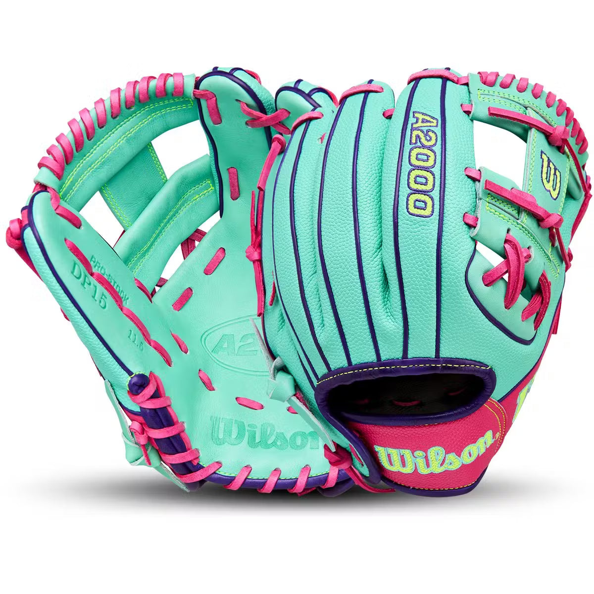 Wilson Fall 2025 A2000 DP15 SuperSkin Model 11.5" Pedroia Fit Infield Baseball Glove