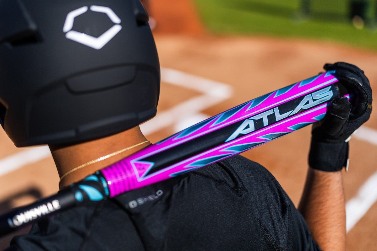 Louisville Slugger 2026 Limited Edition Pink Atlas 2-Piece Hybrid -3 B