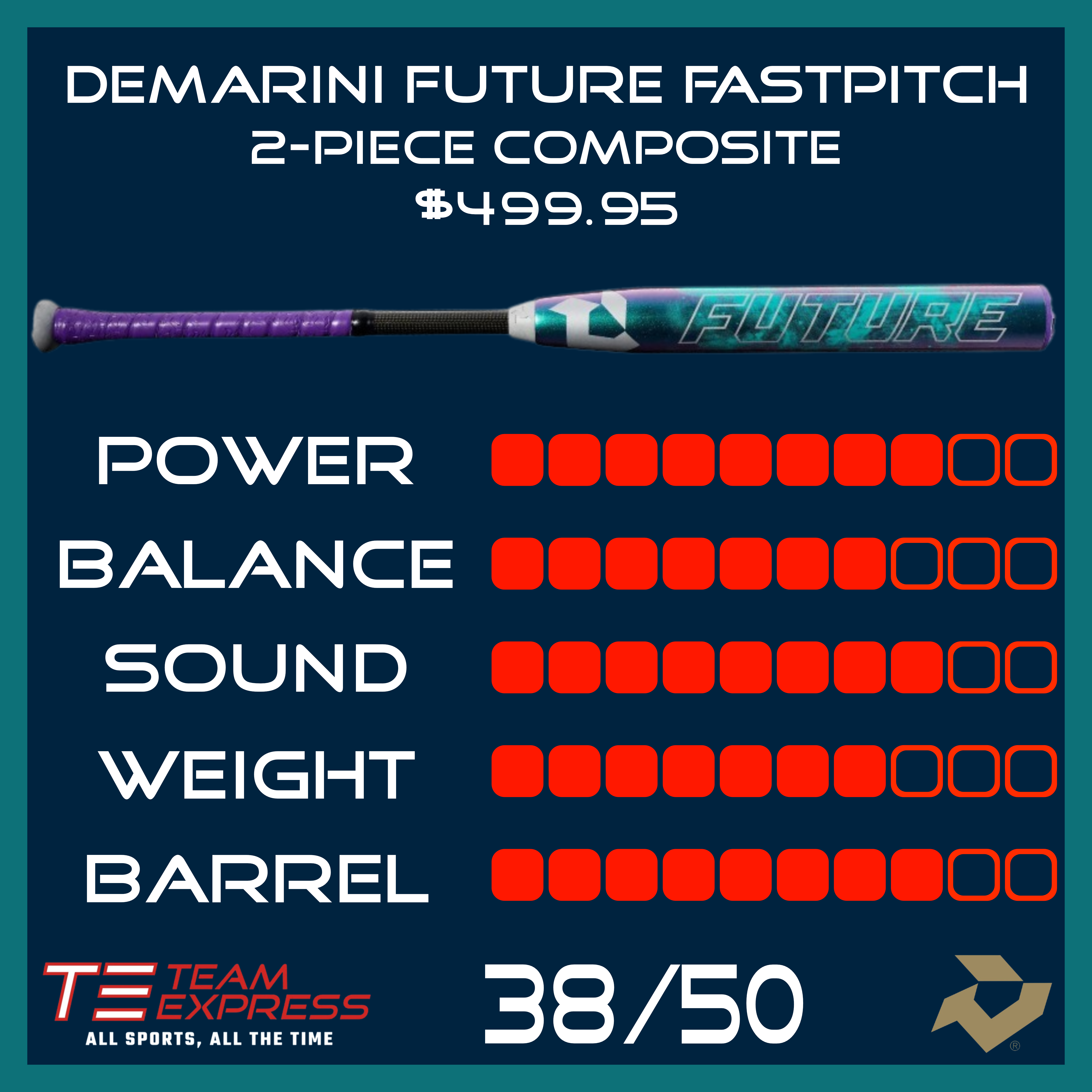 DeMarini 2026 Future Fastpitch Bat