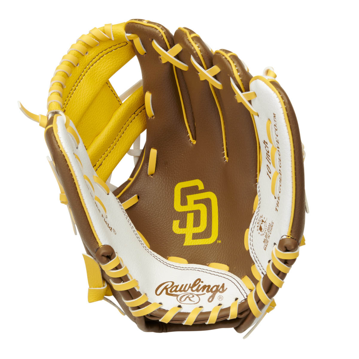 Rawlings MLB Team Logo 10" Fielders Glove