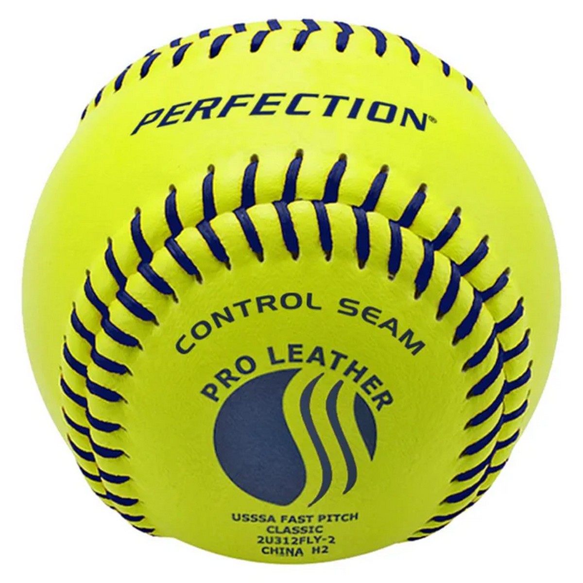 Baden Perfection USSSA .47/375 Leather Cover 12" Fastpitch Softballs (Dozen)
