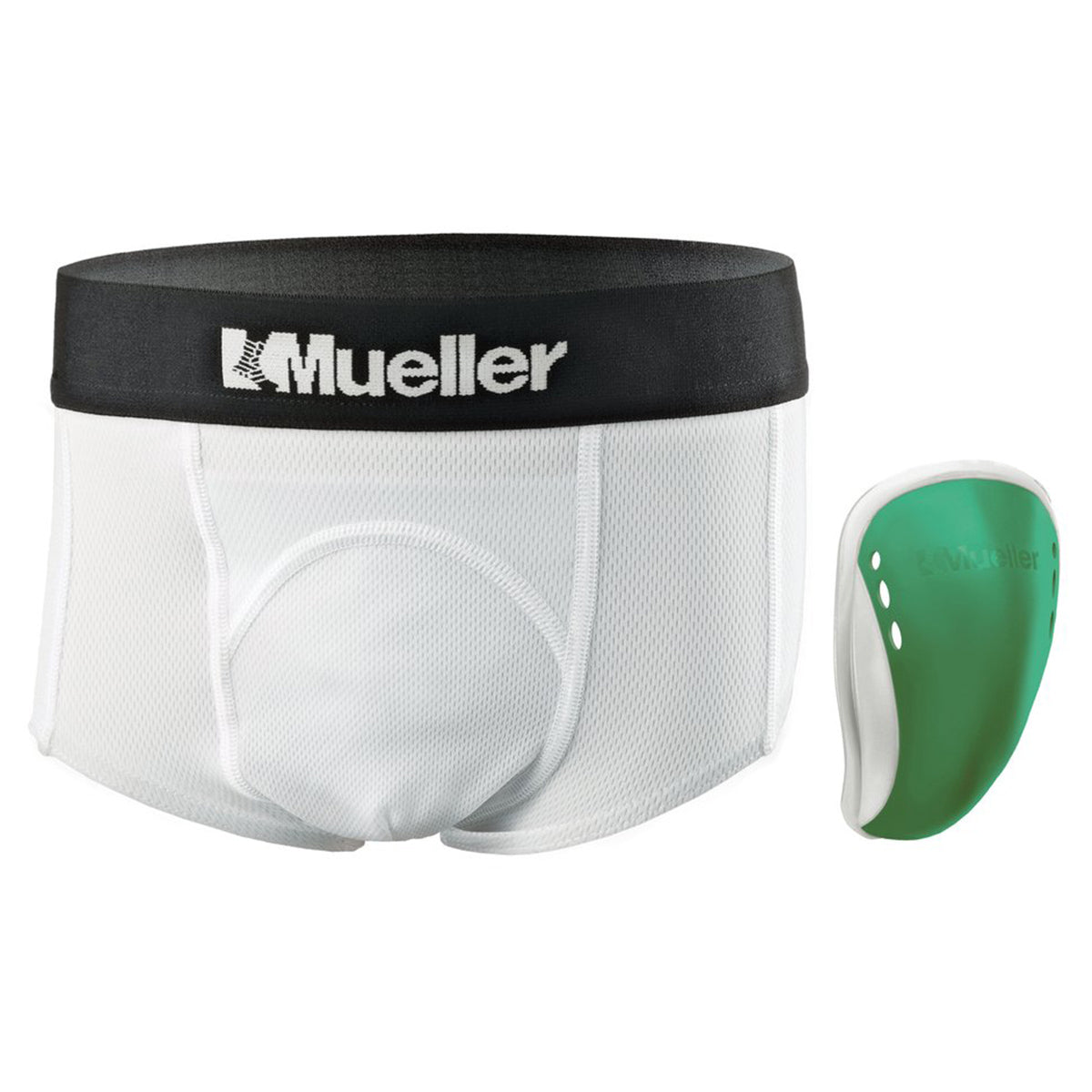 Mueller Peewee Athletic Support Short With Flex Shield Cup