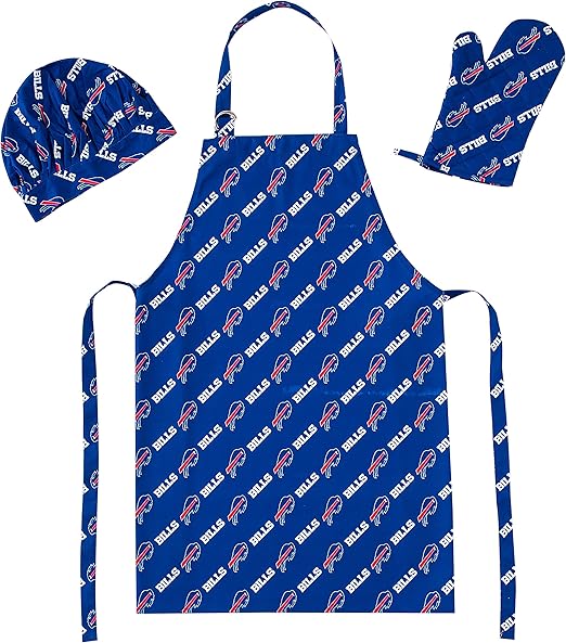 Northwest NFL 3 Piece Set - Apron Oven Mitt and Hat