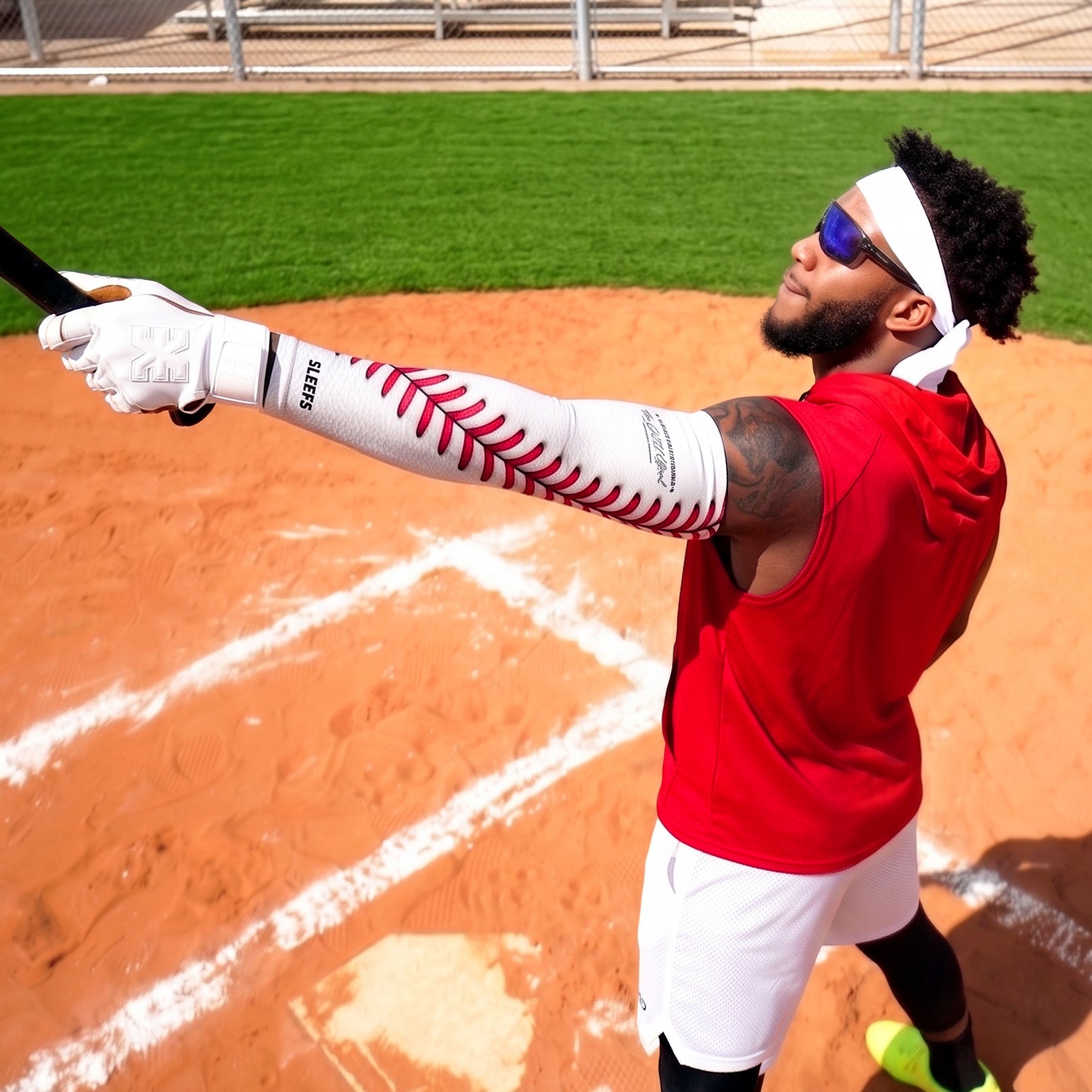 Sleefs Adult Baseball Lace Pro Arm Sleeve