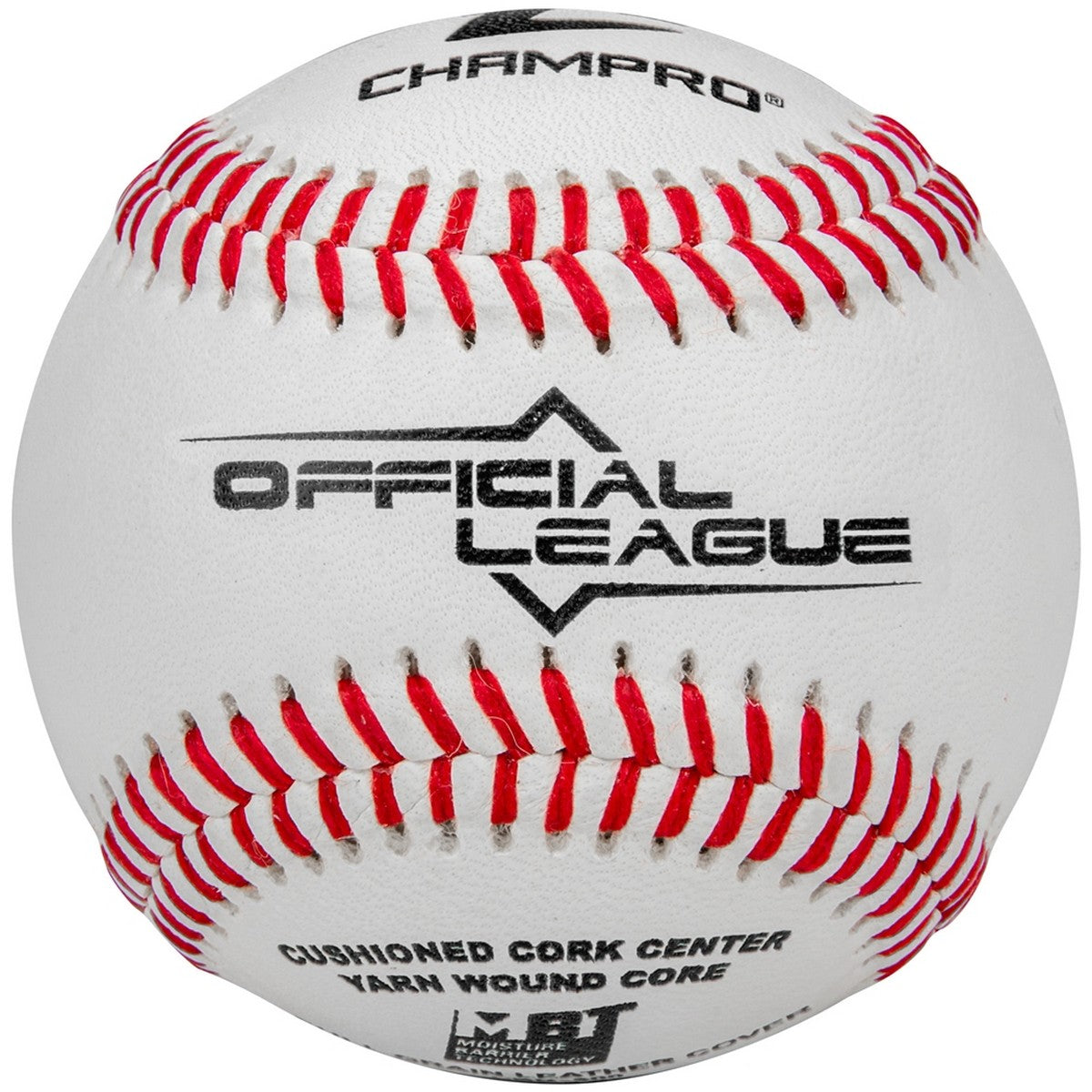 Champro Official League Double Cushion Cork Core Full Grain Leather Cover Baseball DZ