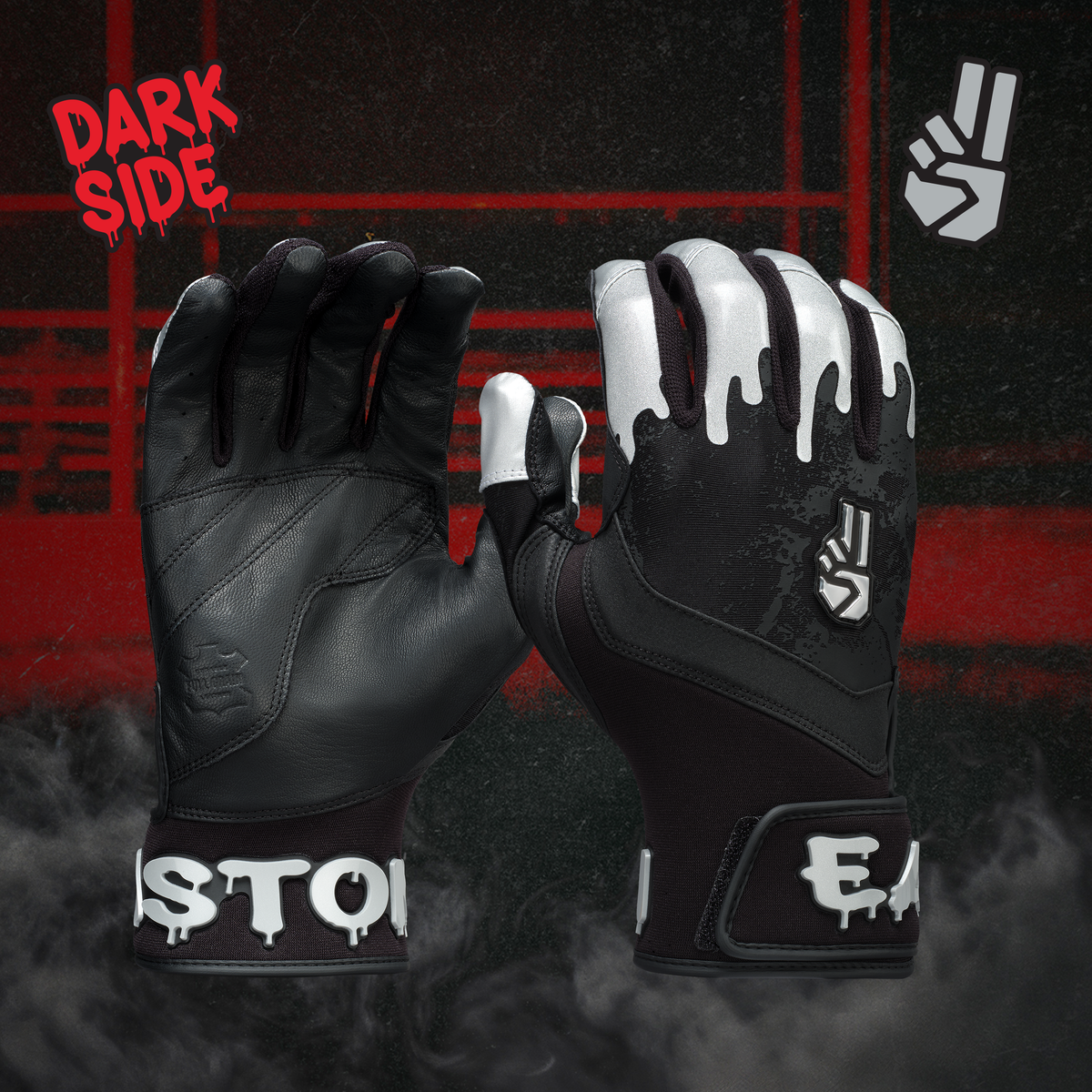 Easton Youth Walkoff Ethos Dub Darkside Baseball Batting Gloves