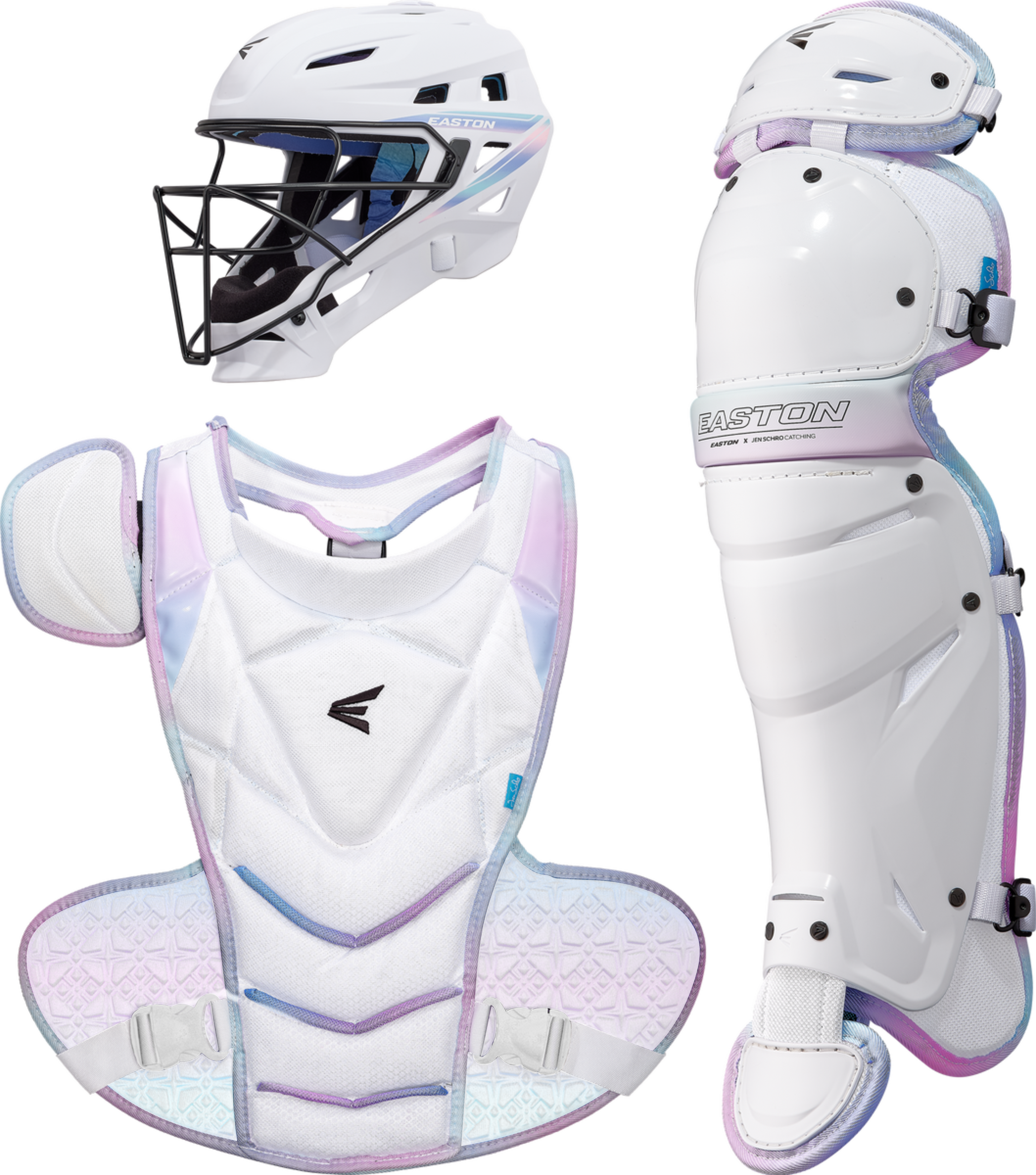 Easton Jen Schro The Very Best Ombre Fastpitch Catcher's Set