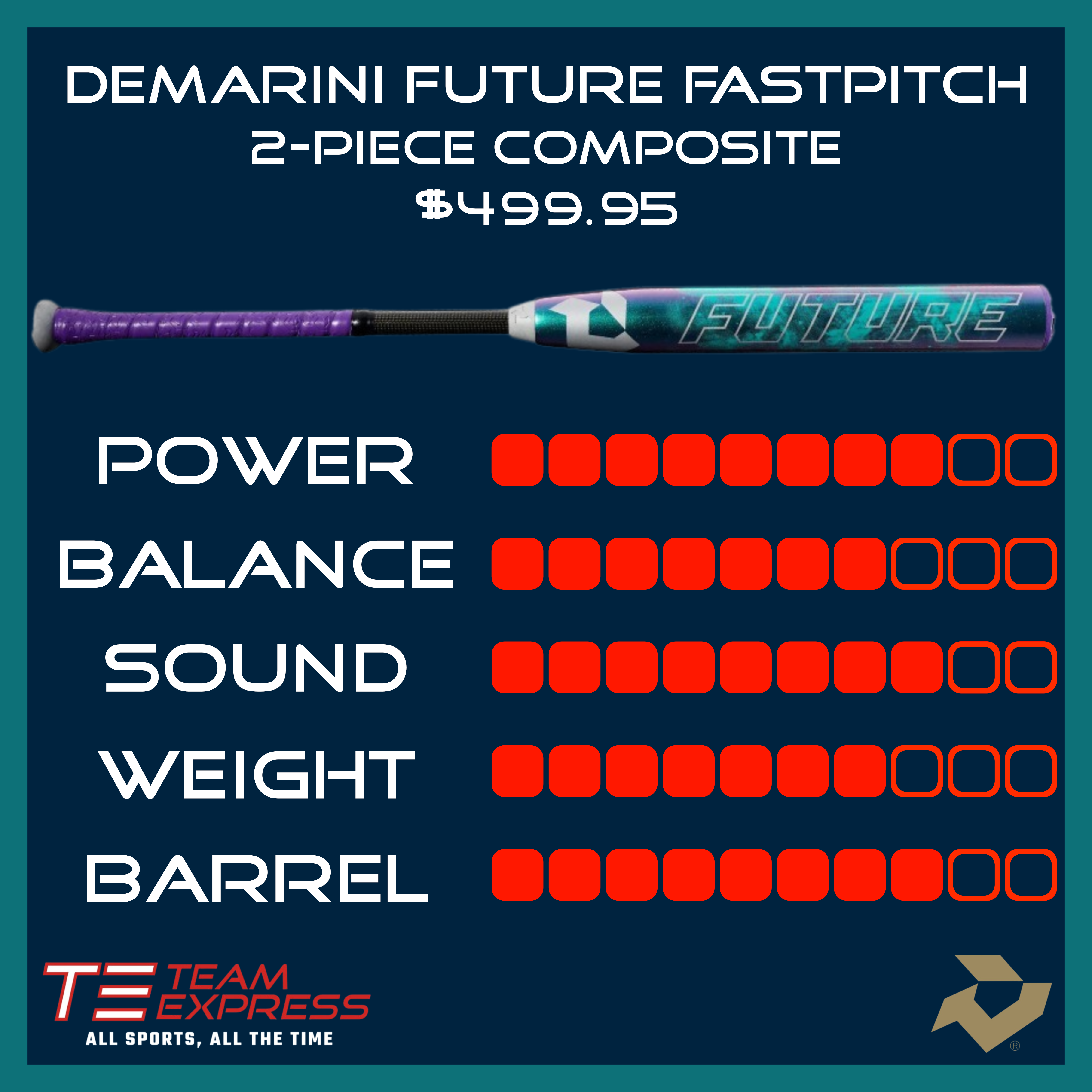 DeMarini 2026 Future Fastpitch Bat
