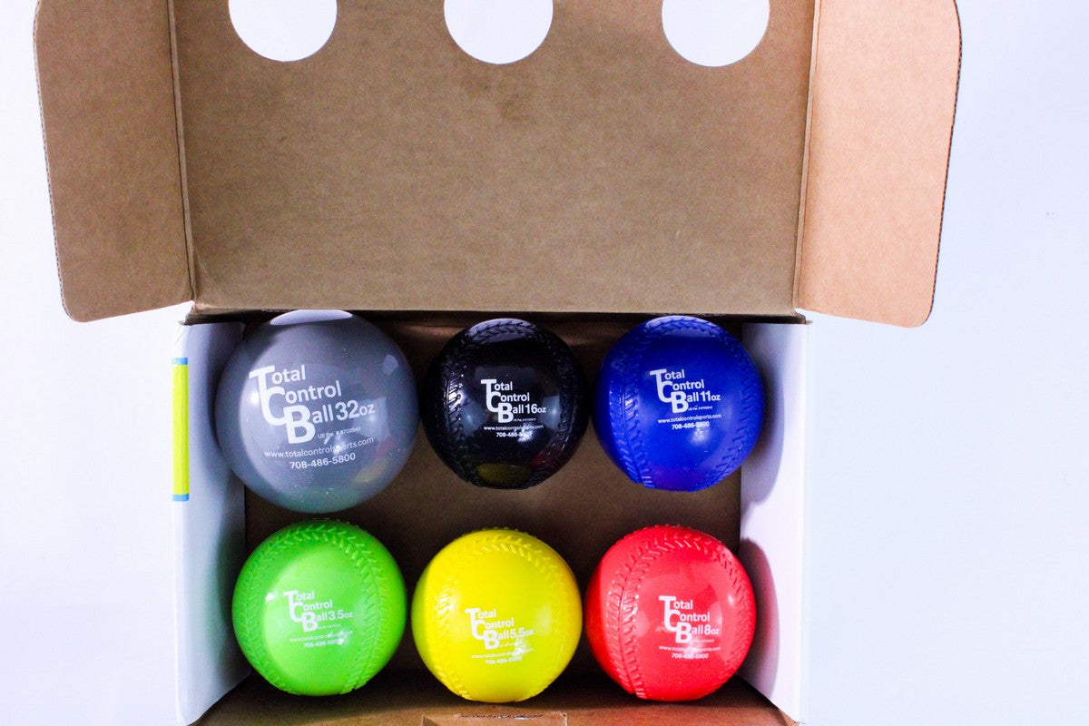 Total Control Sports Plyo Balls Weighted Set (6 Pack)