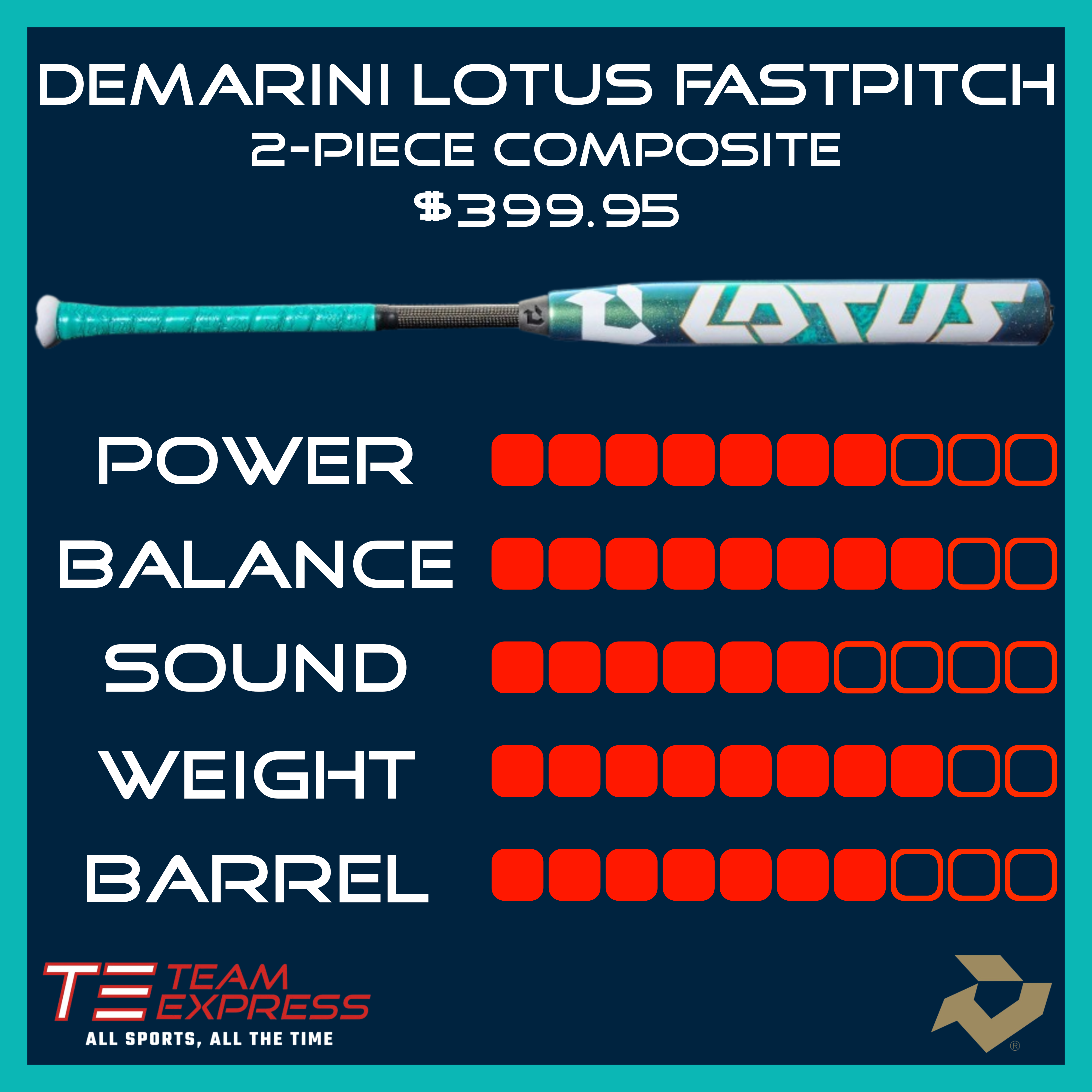 DeMarini 2026 Lotus Fastpitch Bat
