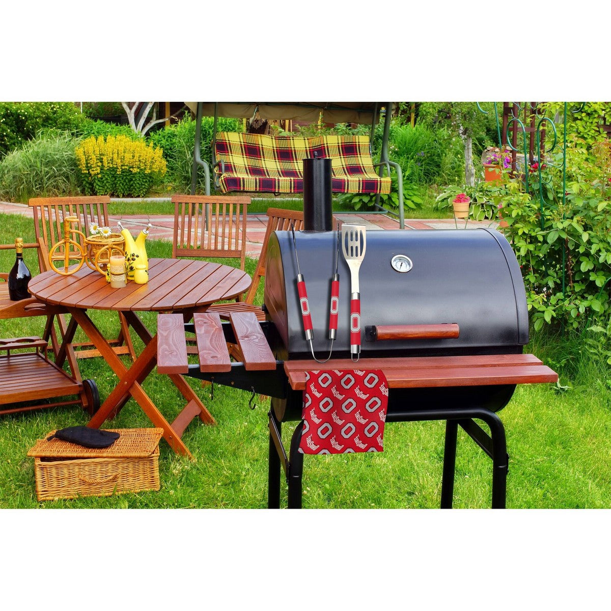 Northwest NCAA BBQ 3PC Grill Utensil Set