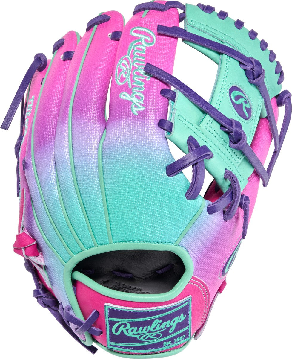 Rawlings Heart of the Hide Funburst 2.0 PROR204U-2CBEM Model 11.5" Contour Fit Baseball Infield Glove