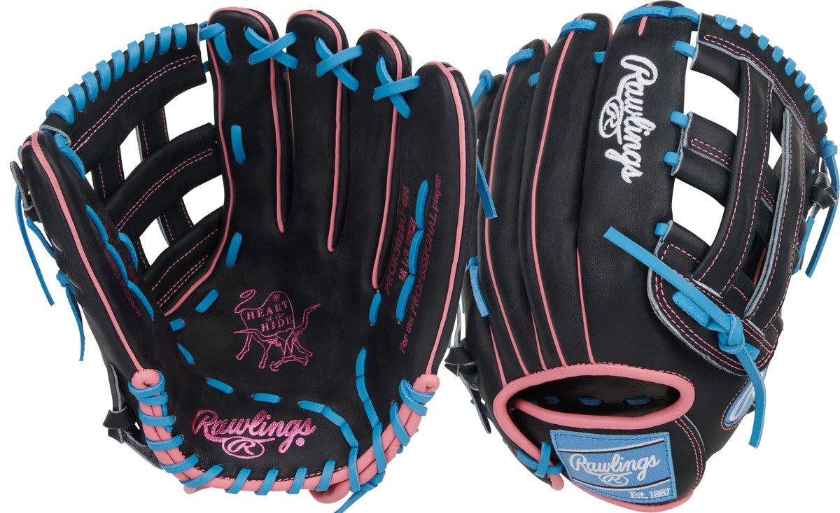 Rawlings Heart of the Hide PROR3028U-6N Contour Fit Model 12.5" Baseball Outfield Glove