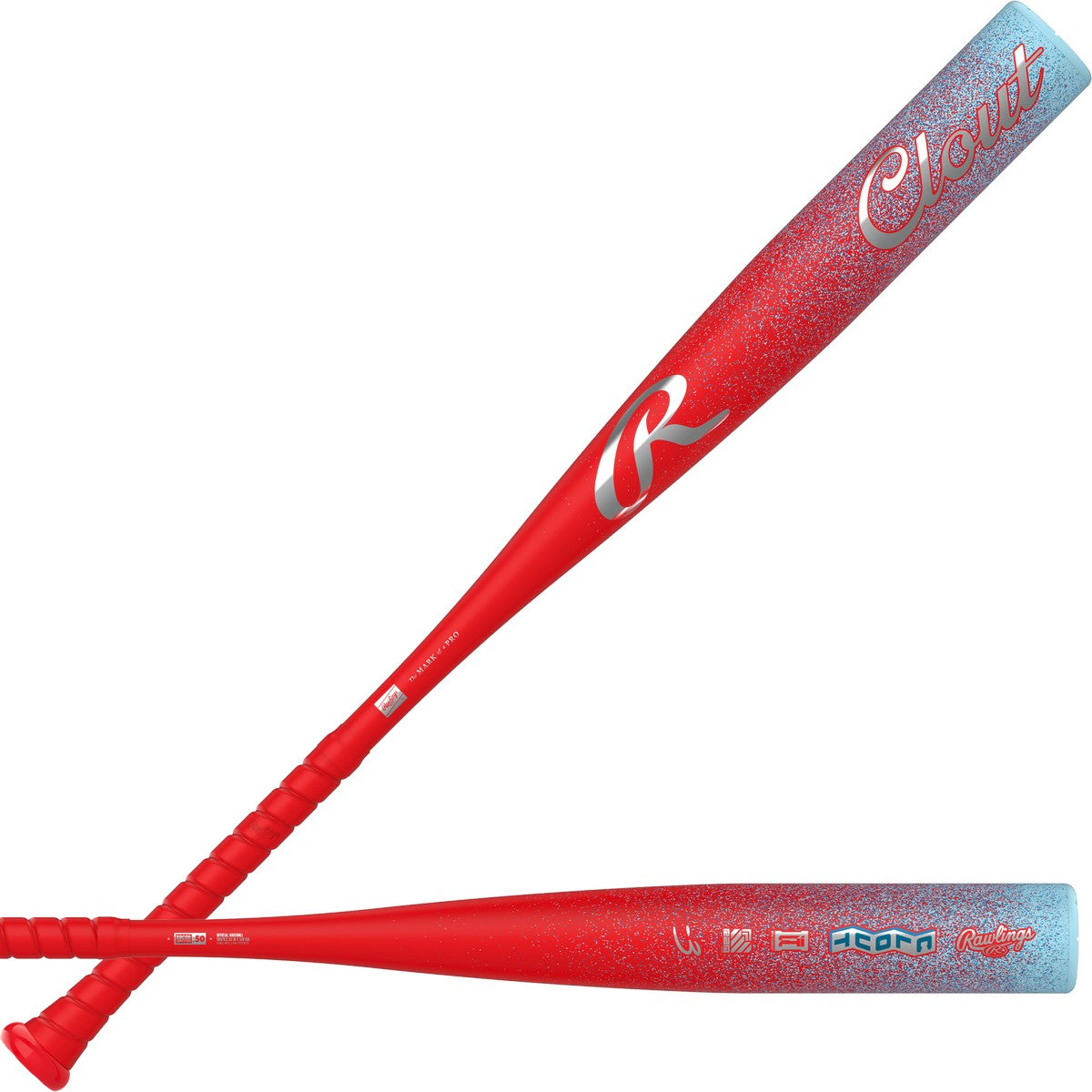 Rawlings 2027 Clout AI 1-Piece Alloy -3 BBCOR Baseball Bat