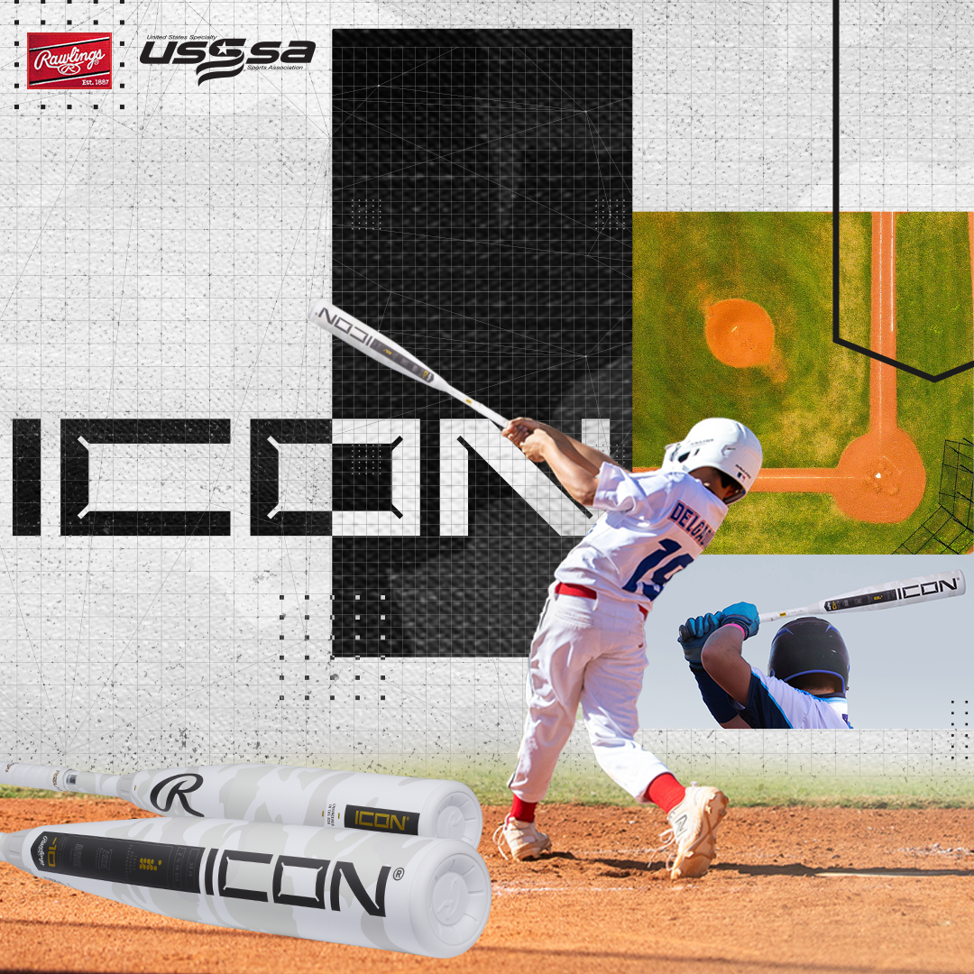 Rawlings 2025 Icon -10 USSSA Baseball Bat