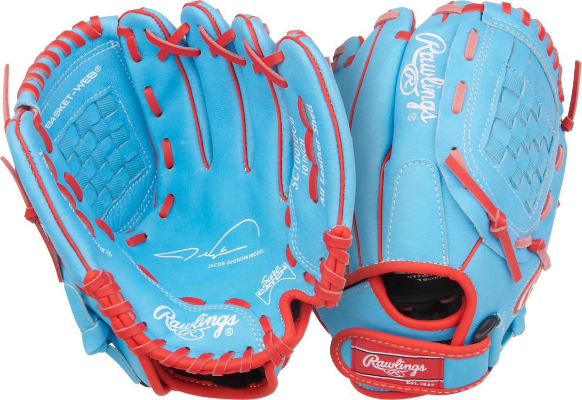 Rawlings Sure Catch Series SC100JDCB Jacob deGrom Model 10" Youth Baseball Glove