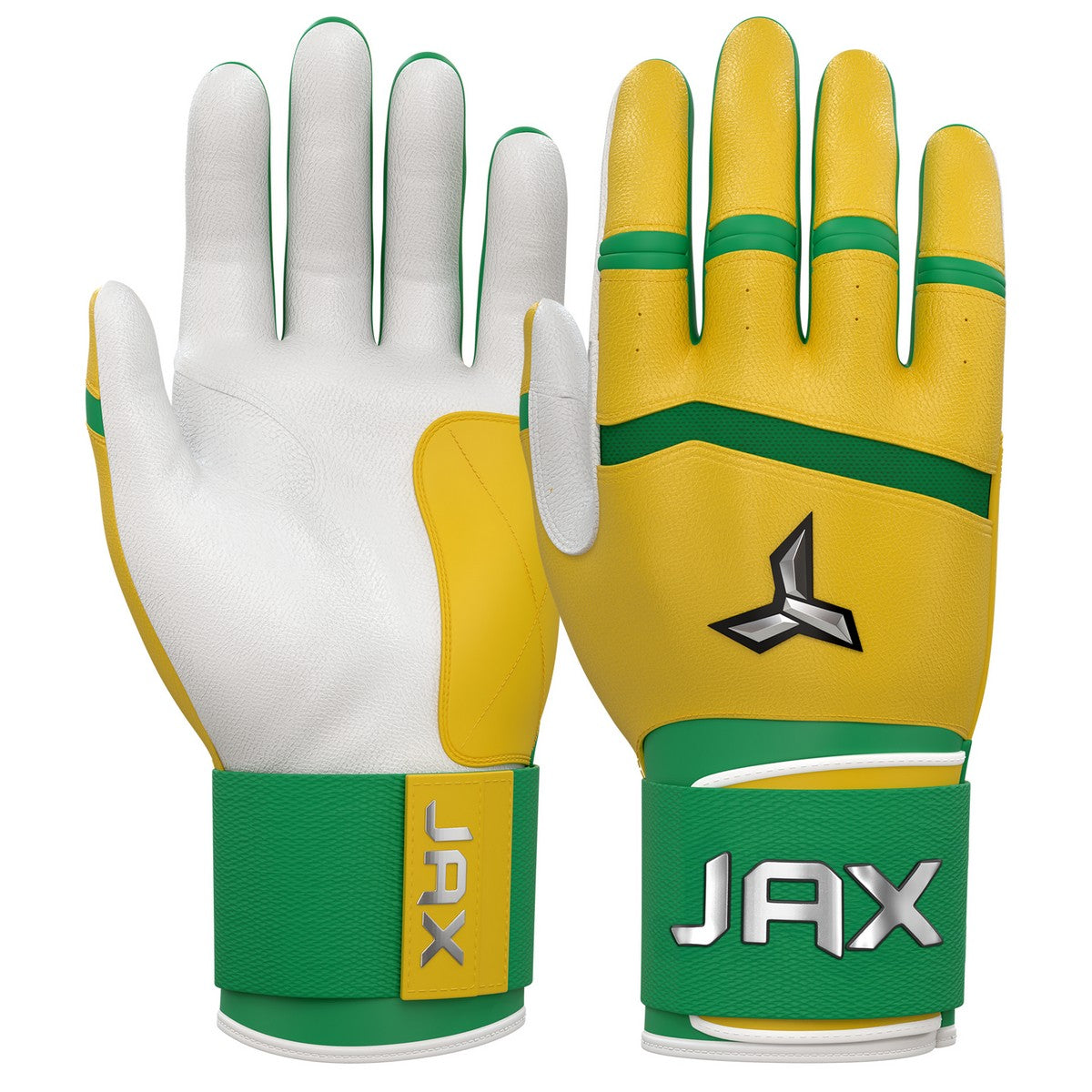Jax Citrus Squeeze Traditional Swing Strap Cuff Adult Batting Gloves