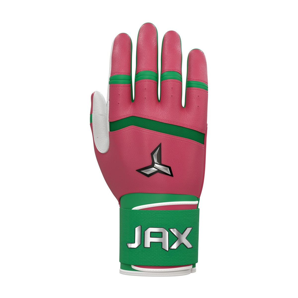Jax Walk Off Watermelon Traditional Swing Strap Cuff Adult Batting Gloves