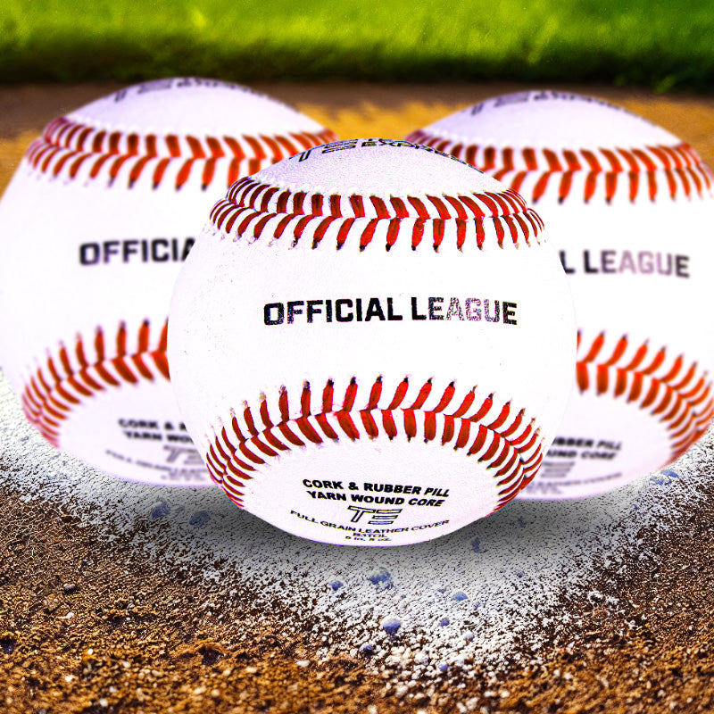 Team Express Custom Official League Leather Baseball (Dozen)