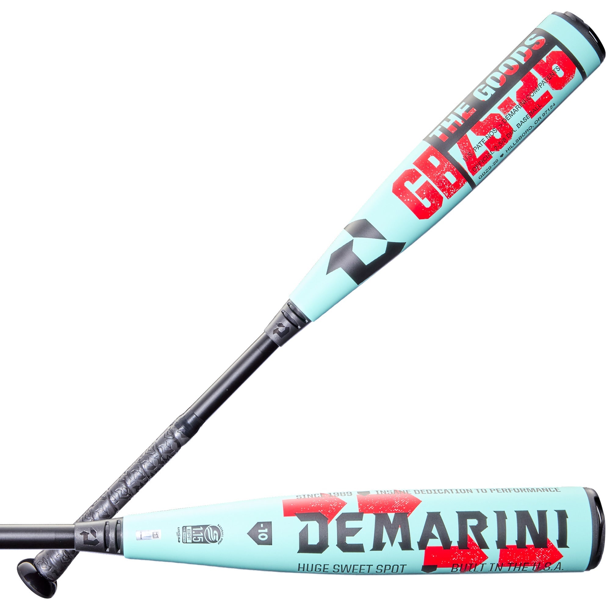 DeMarini 2026 The Goods 2-Piece Composite 2-3/4" Barrel -10 USSSA Baseball Bat