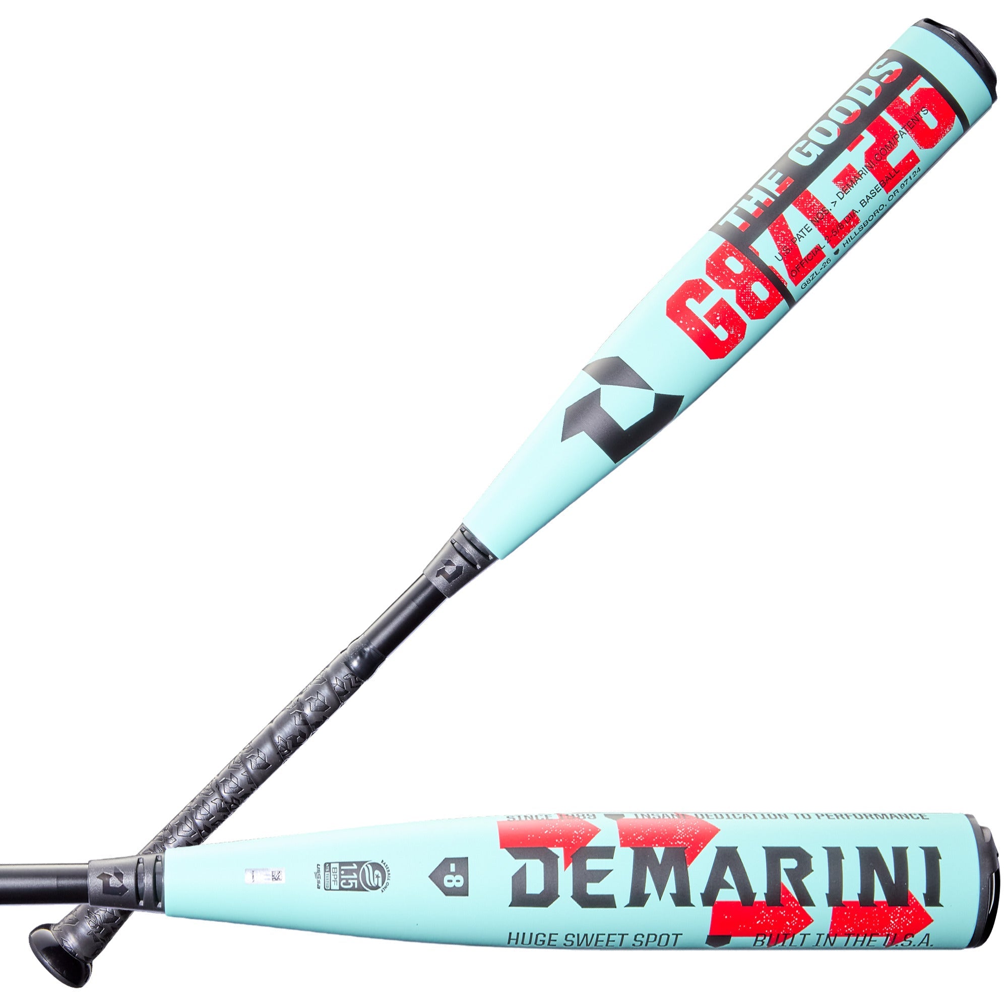 DeMarini 2026 The Goods 2-Piece Composite 2-3/4" Barrel -8 USSSA Baseball Bat
