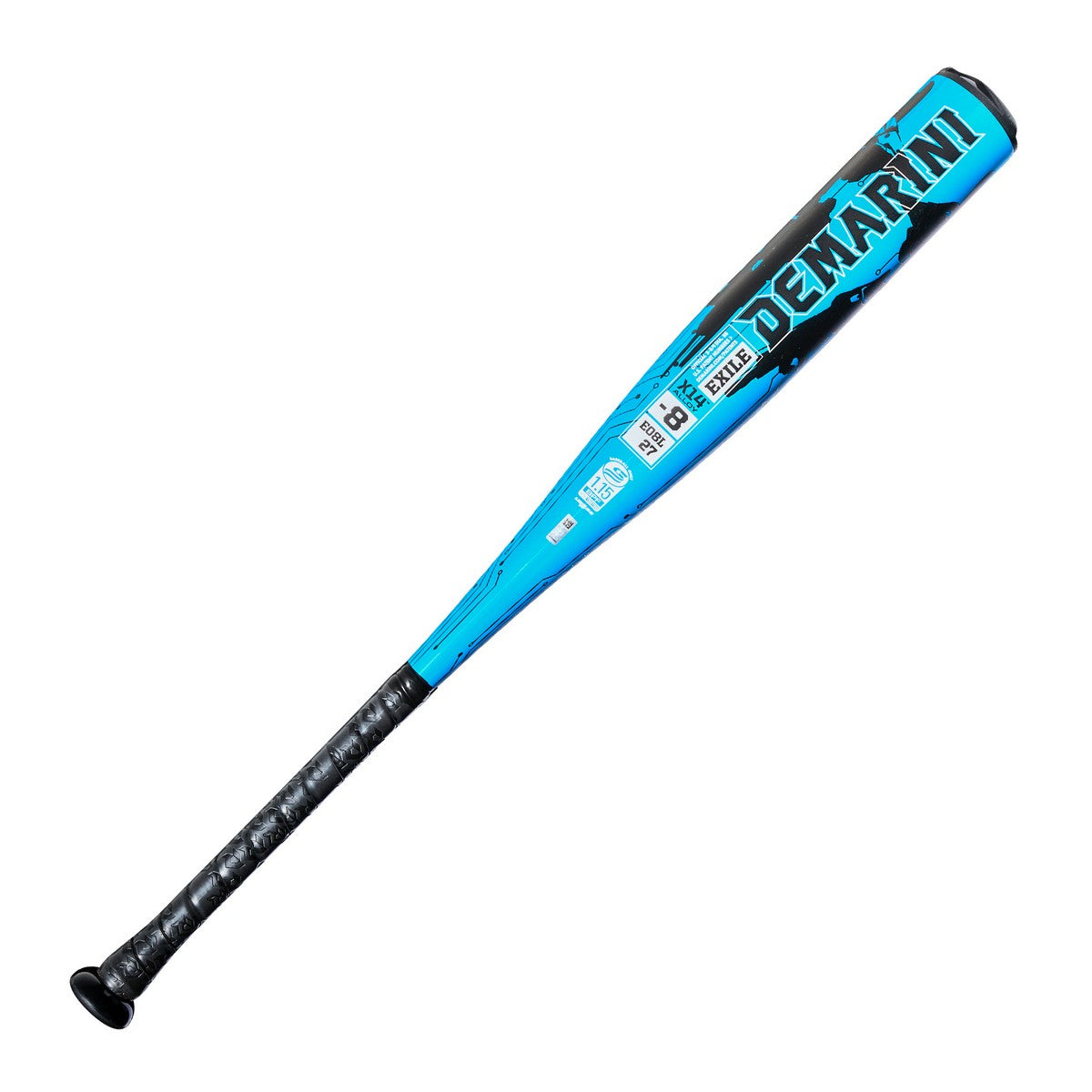 DeMarini 2027 Exile -8 USSSA 1-Piece Alloy Baseball Bat