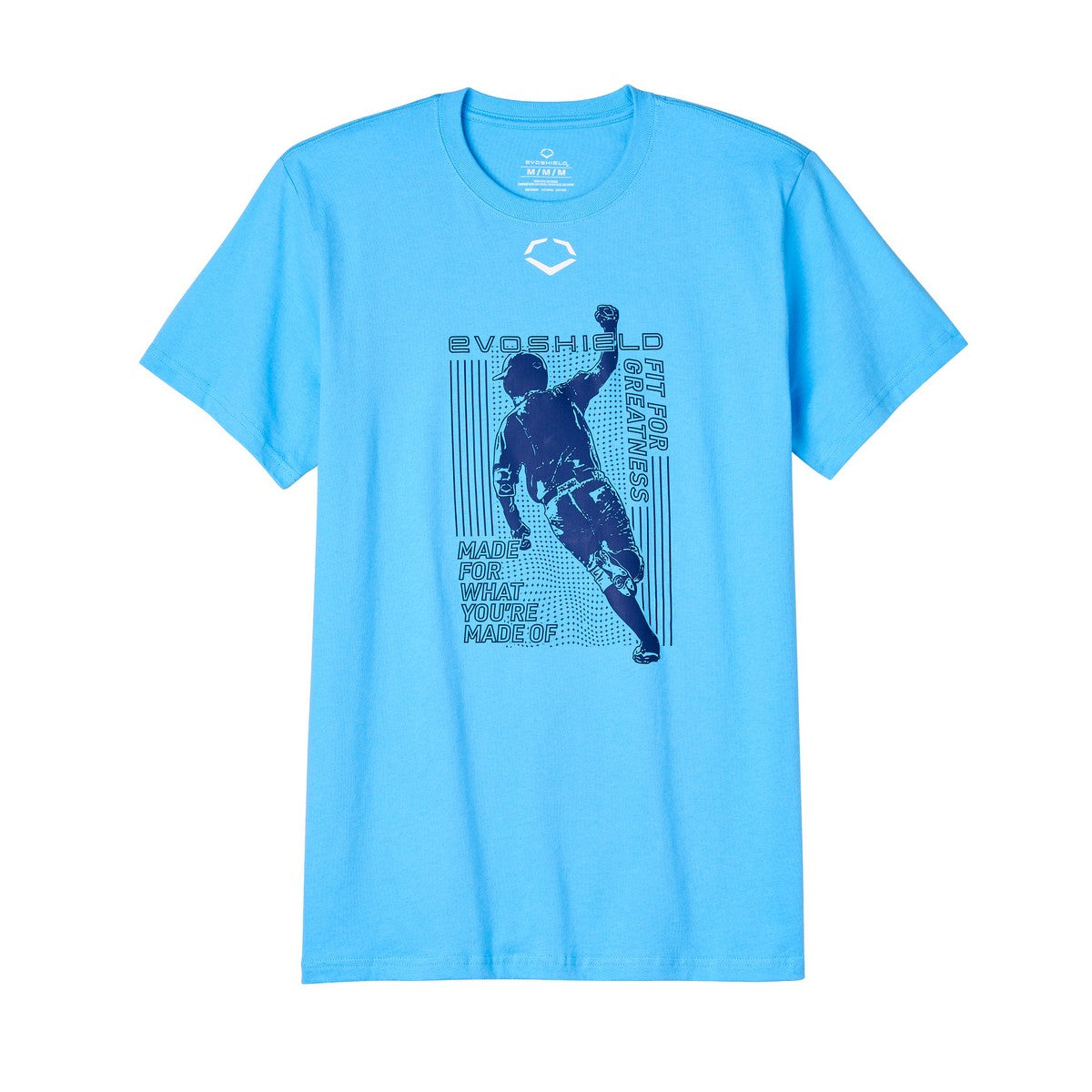 EvoShield Youth Droplets Run Graphic Cotton Tee