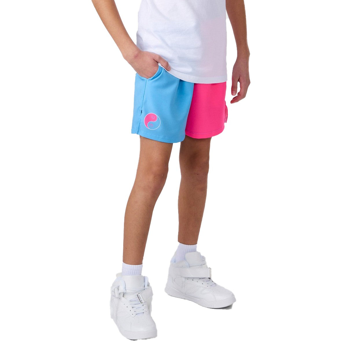 EvoShield Youth Ying-Yang Pink Woven Shorts