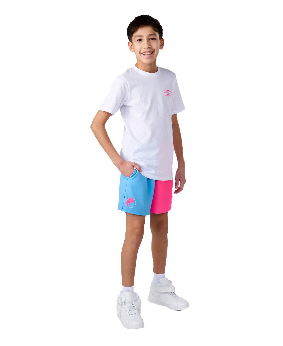 EvoShield Youth Ying-Yang Pink Woven Shorts