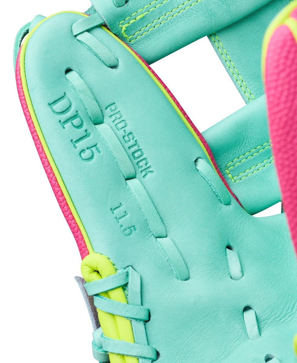 Wilson Spring 2026 A2000 DP15 Pedroia Fit SuperSkin Model 11.5" Infield Baseball Glove